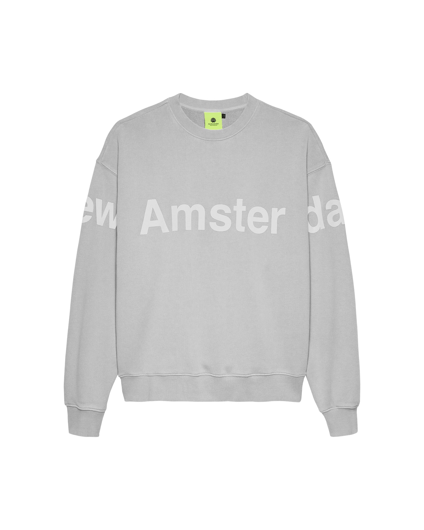 LINE CREWNECK SWEATER ASH
