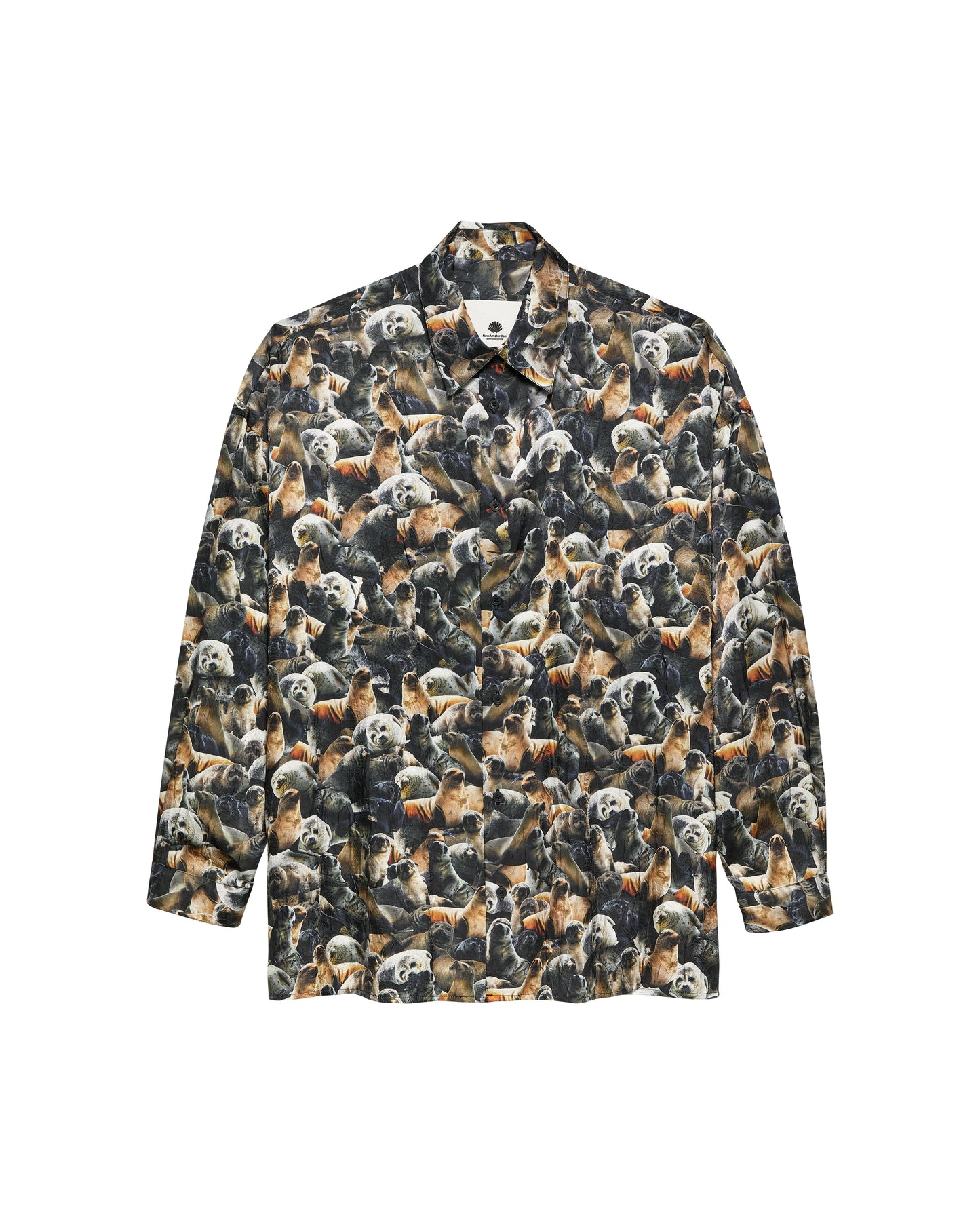SEAL SHIRT LONG SLEEVES AOP