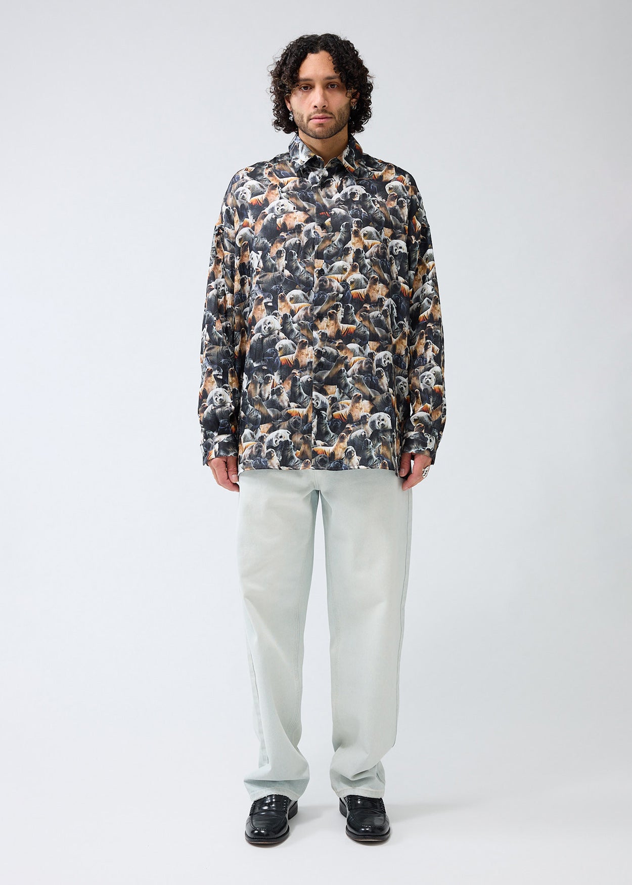 SEAL SHIRT LONG SLEEVES AOP