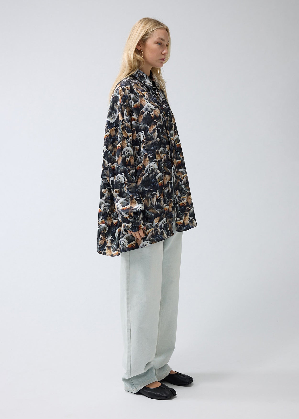 SEAL SHIRT LONG SLEEVES AOP