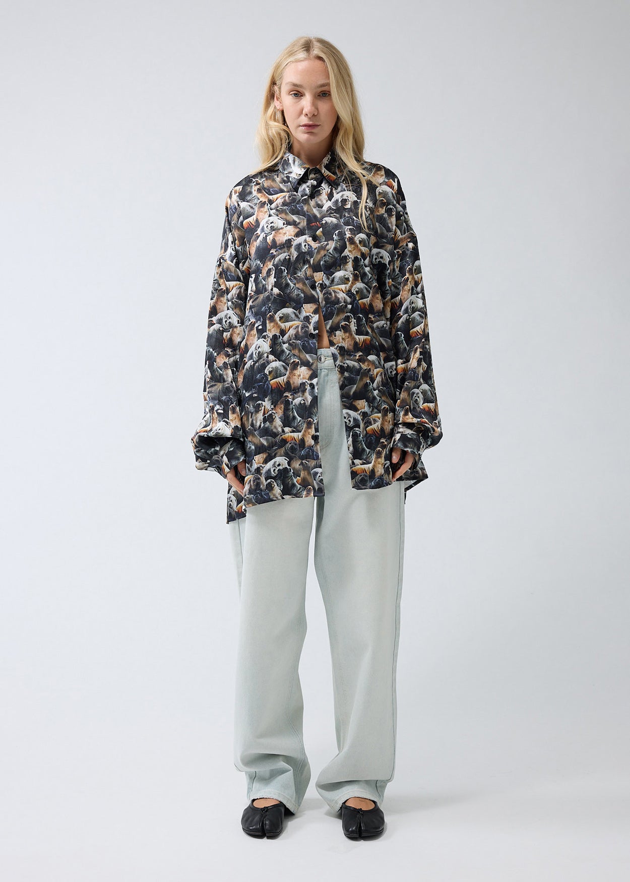SEAL SHIRT LONG SLEEVES AOP