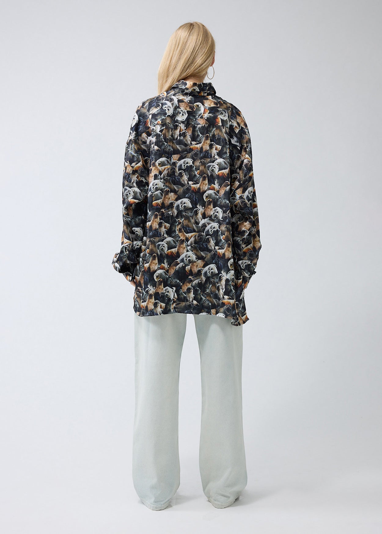 SEAL SHIRT LONG SLEEVES AOP