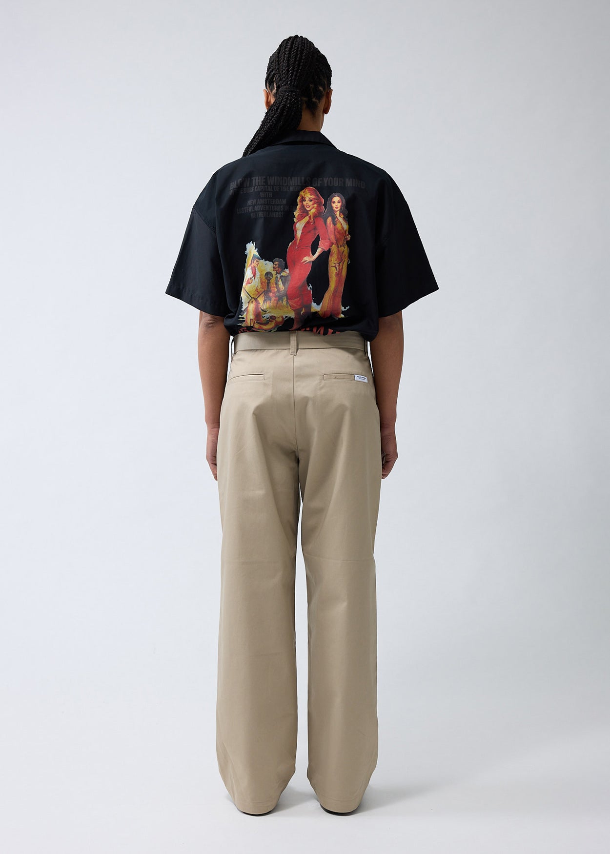 REWORKED TROUSERS CAMEL