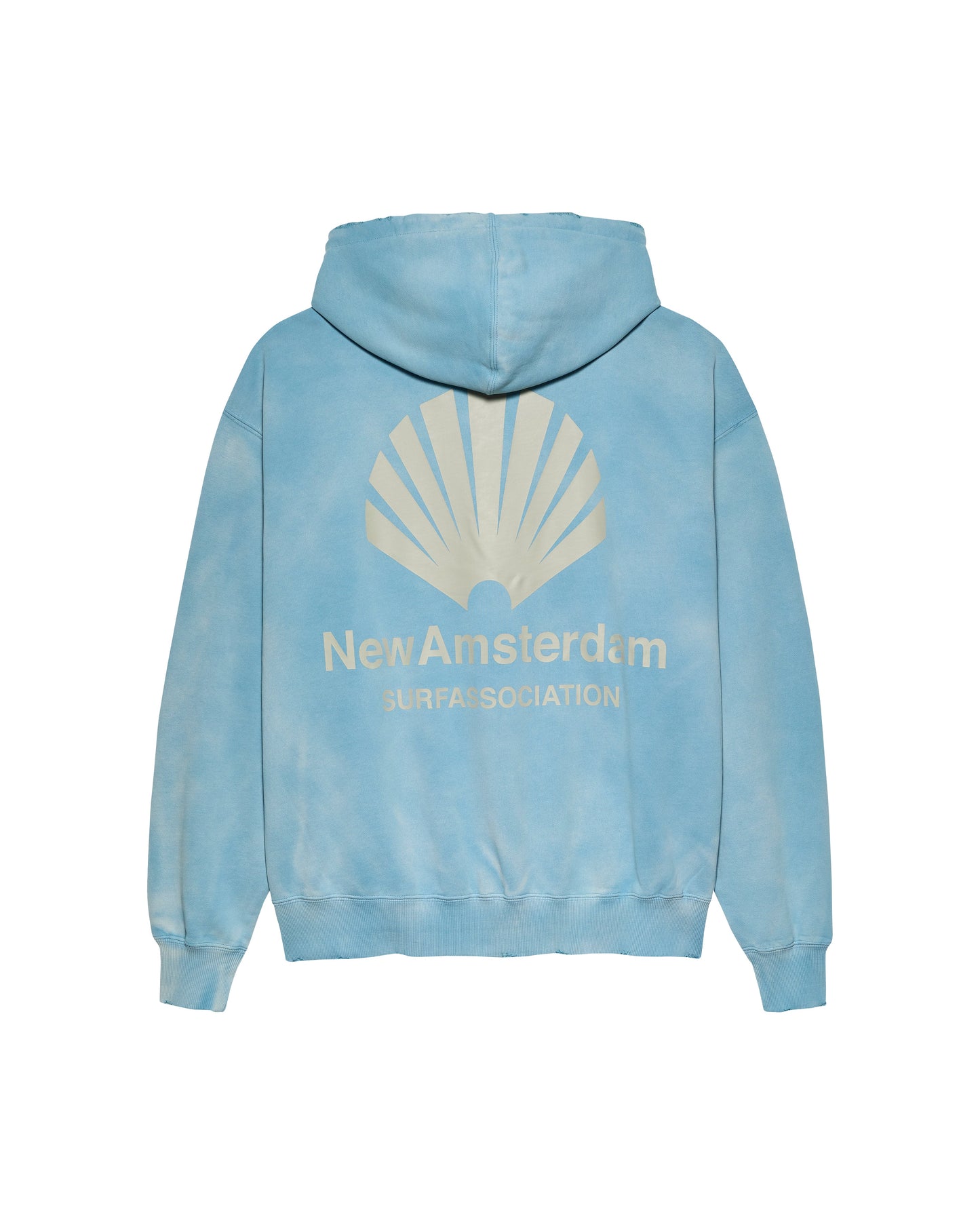 LOGO HOODIE WASHED BLUE