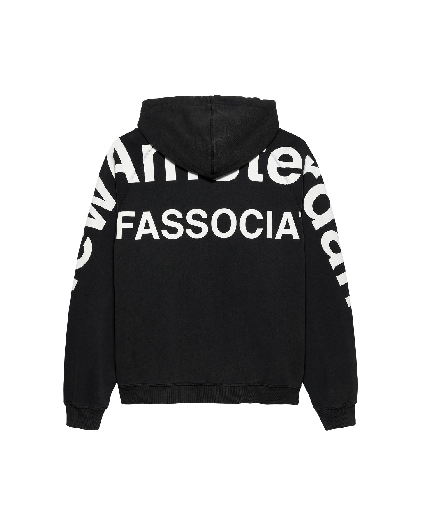 LOGO LINE HOODIE BLACK