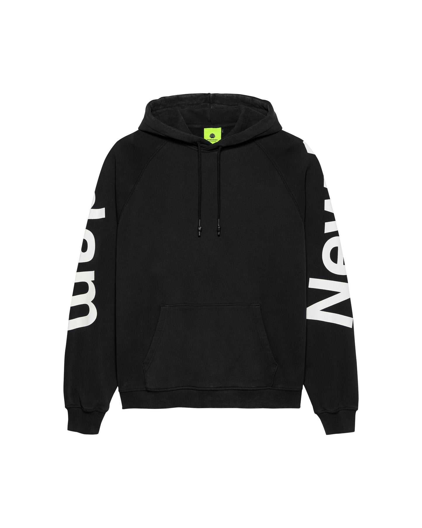 LOGO LINE HOODIE BLACK