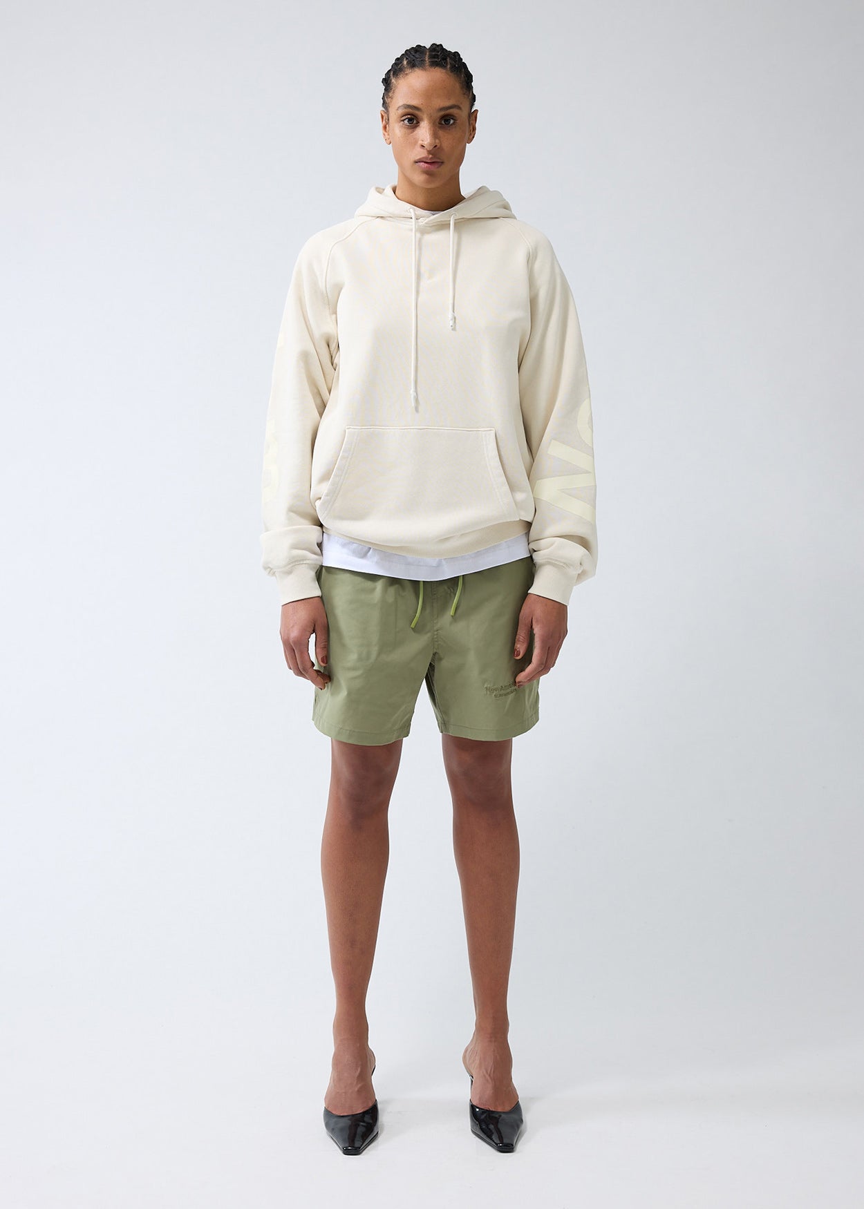 LOGO LINE HOODIE TURTLEDOVE