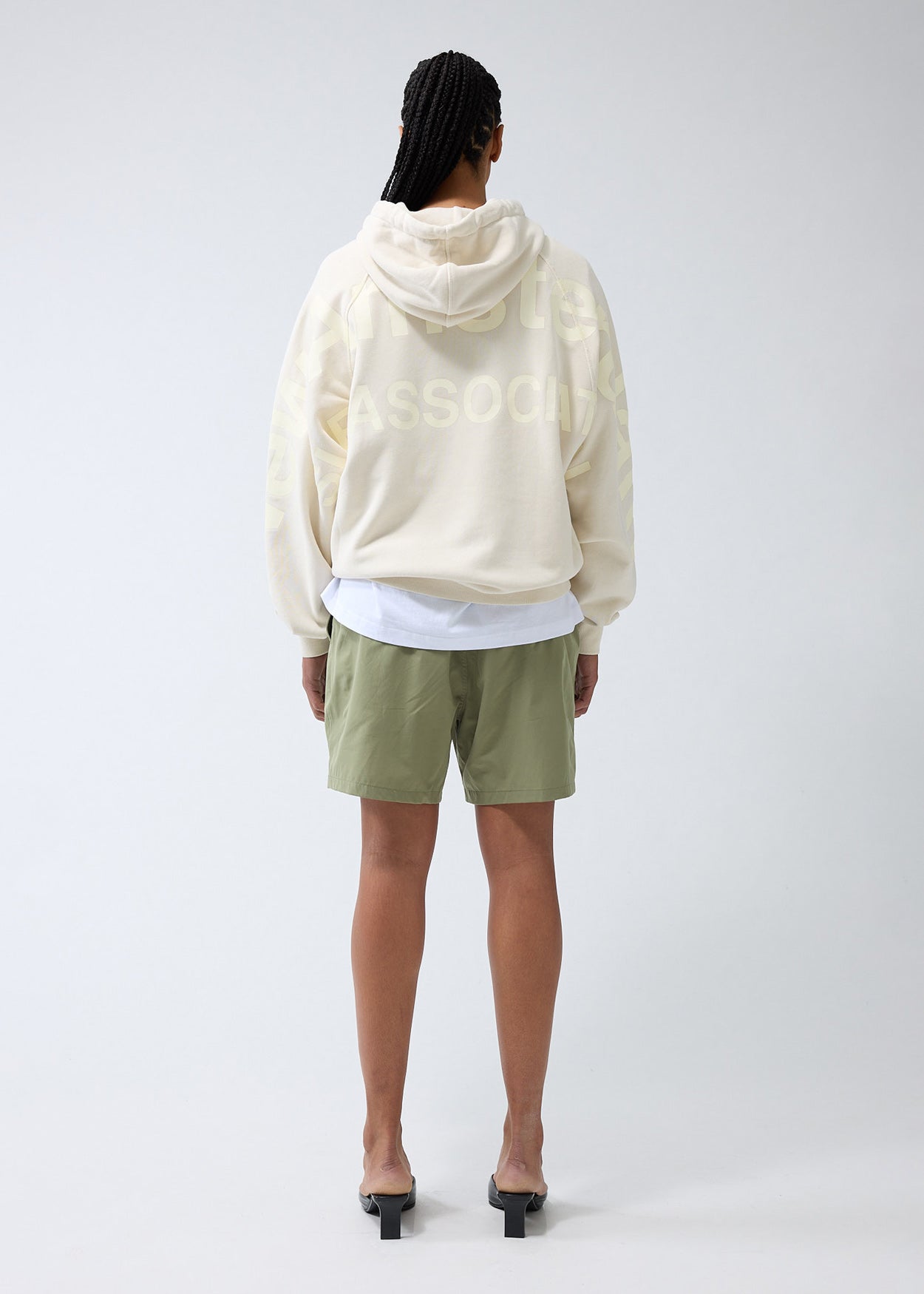 LOGO LINE HOODIE TURTLEDOVE