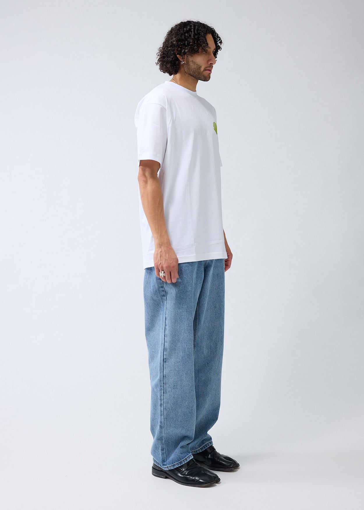 LOGO TEE WHITE/GREEN