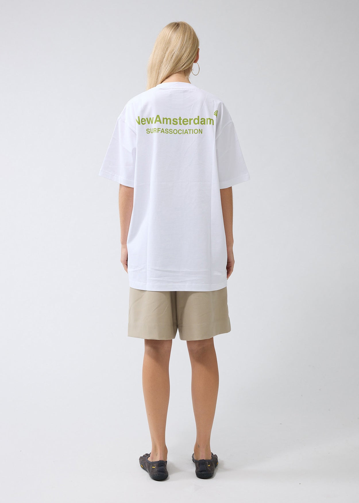 LOGO TEE WHITE/GREEN