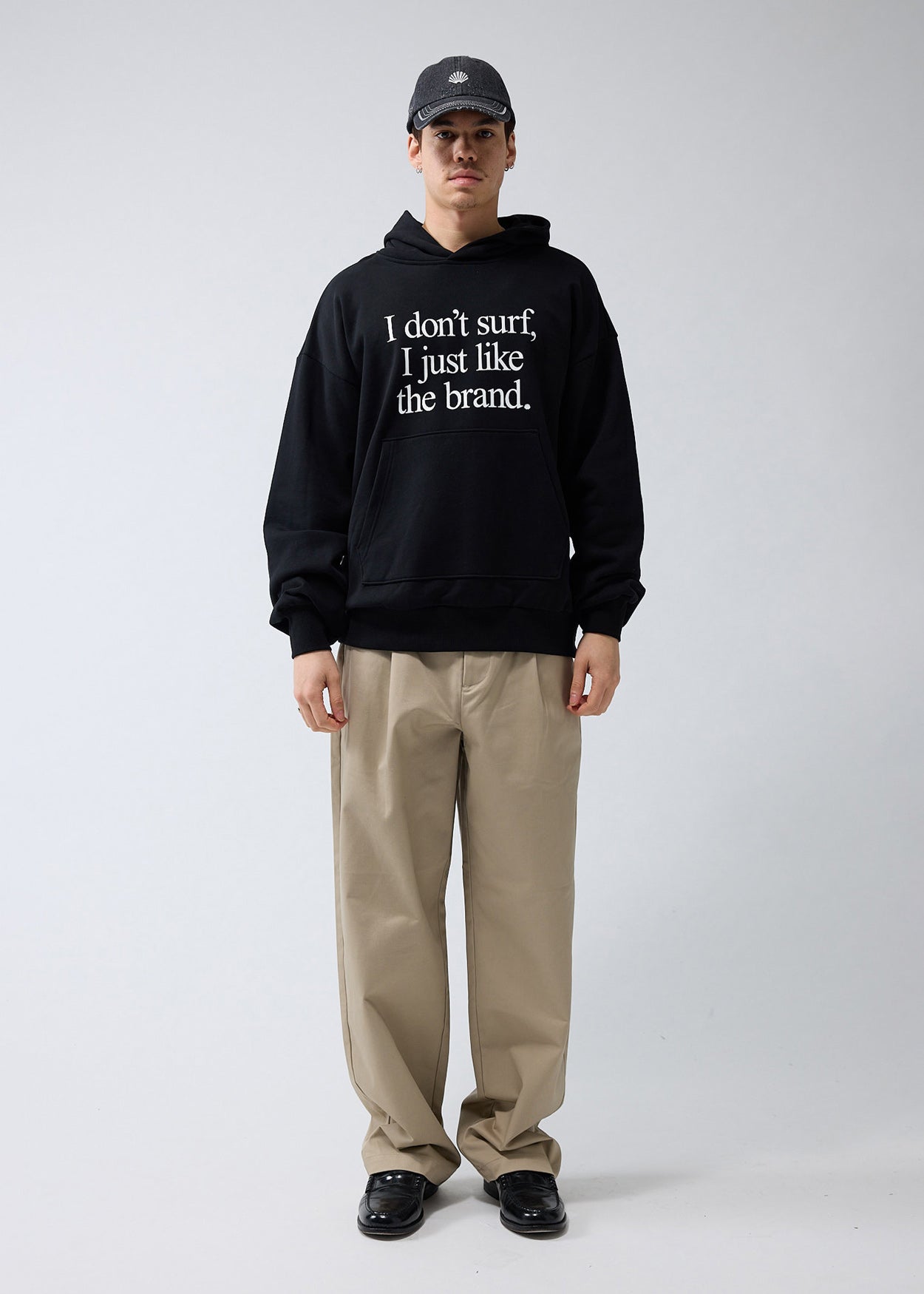 I DON’T HOODIE BLACK