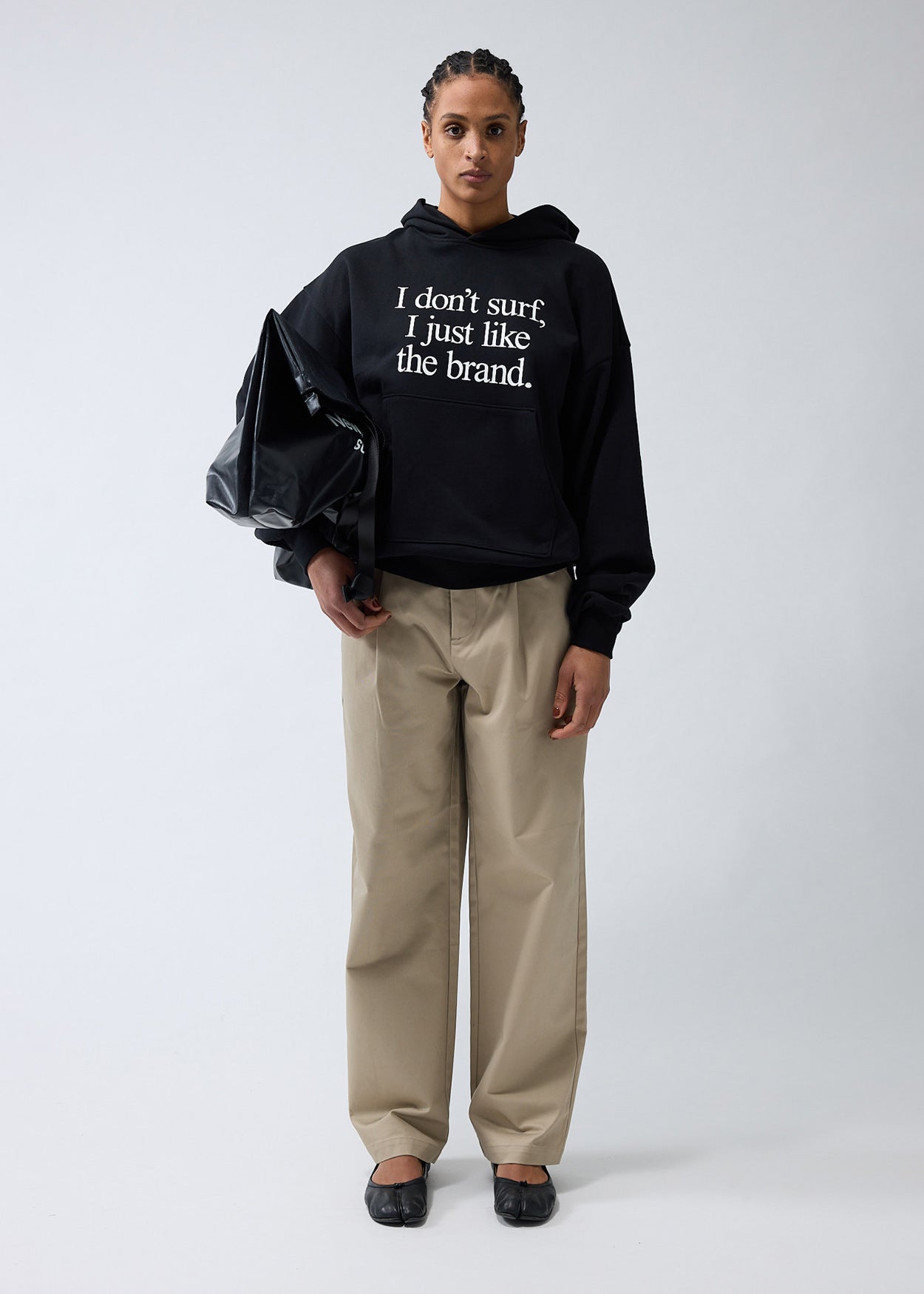 I DON’T HOODIE BLACK