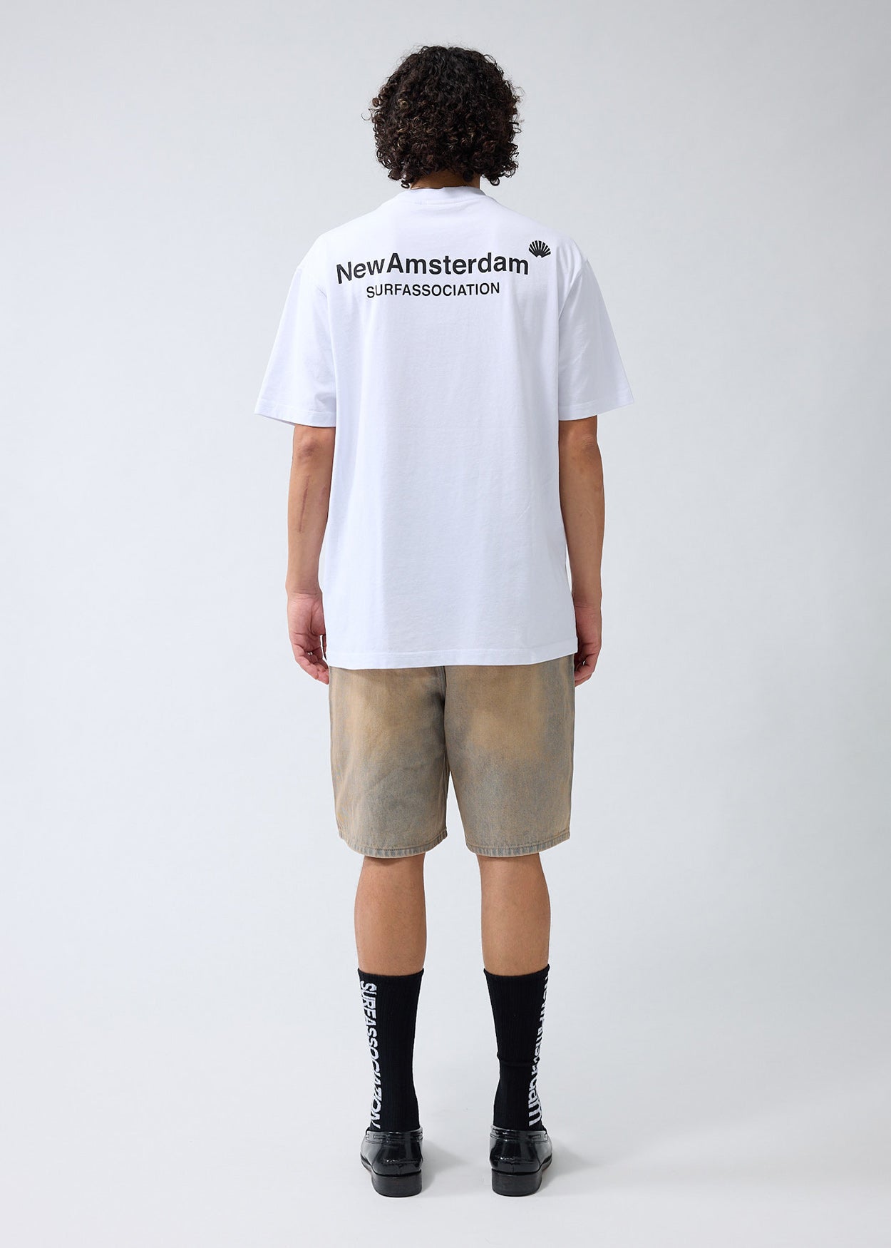 LOGO TEE WHITE/BLACK