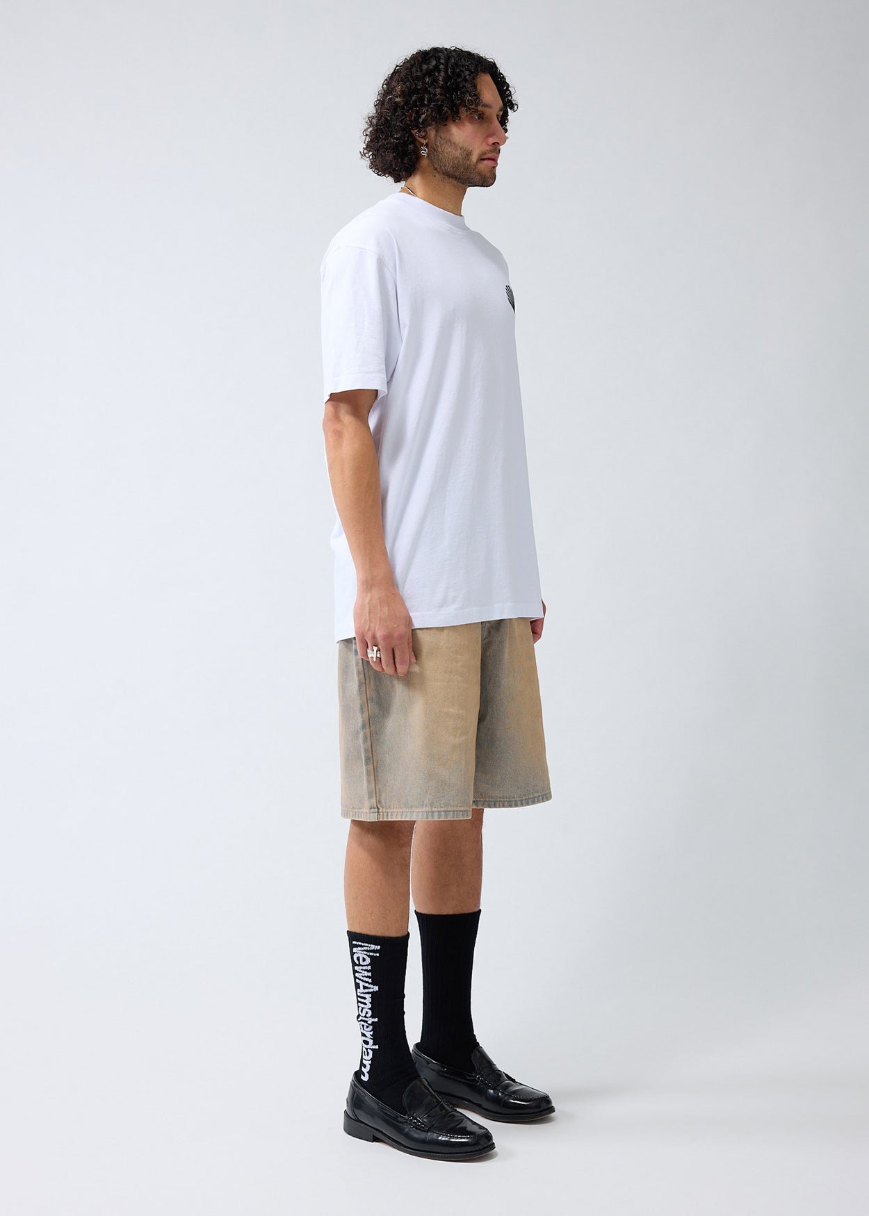 LOGO TEE WHITE/BLACK