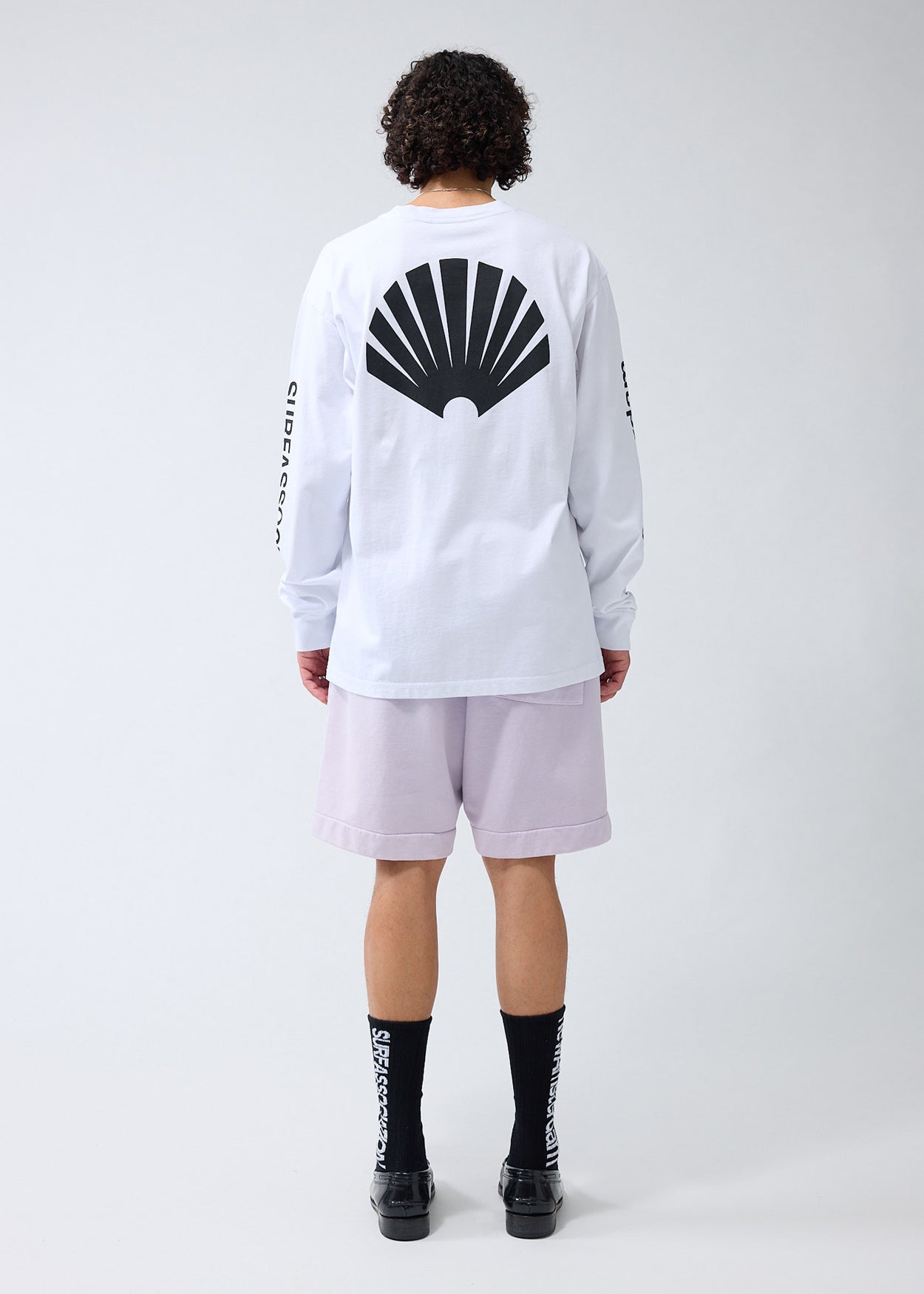 LOGO LONGSLEEVE WHITE/BLACK