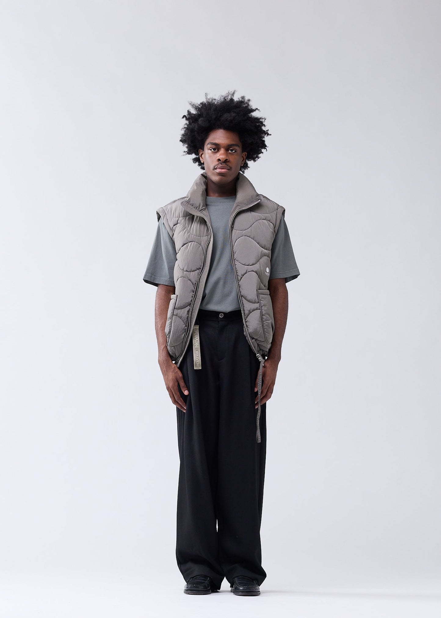 DETACHABLE JACKET DARK TAUPE