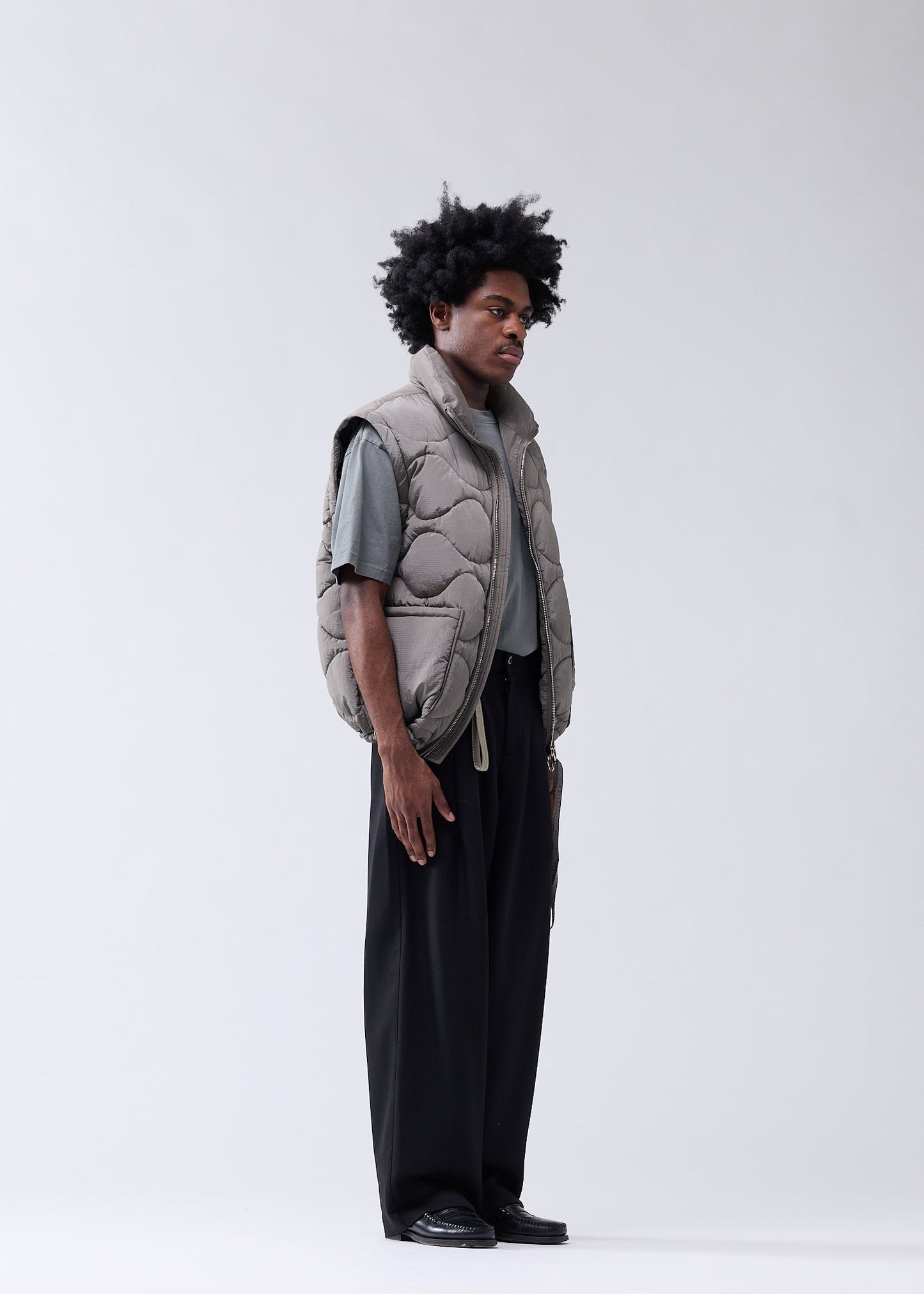 DETACHABLE JACKET DARK TAUPE