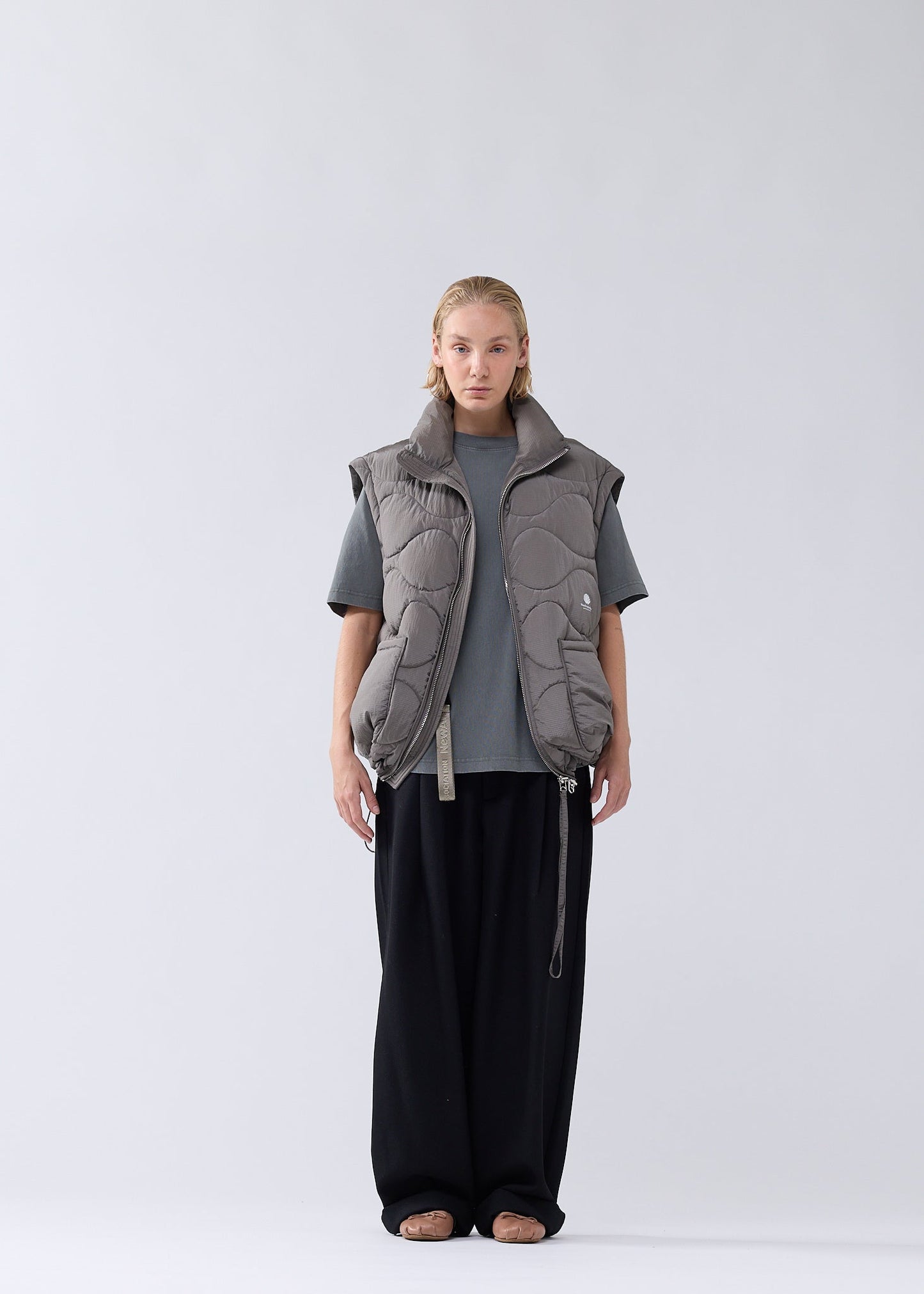 DETACHABLE JACKET DARK TAUPE
