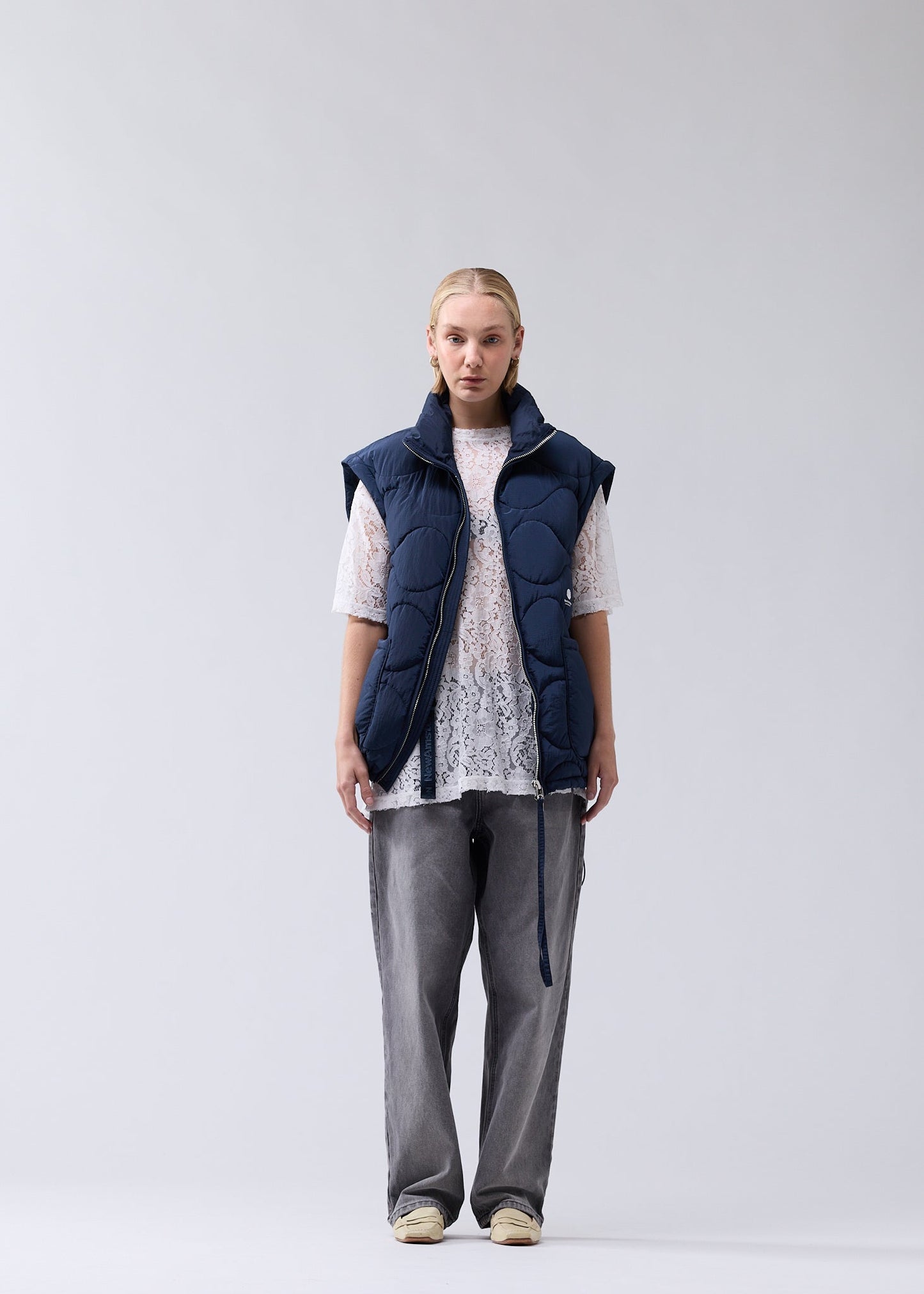 DETACHABLE JACKET MARINE BLUE
