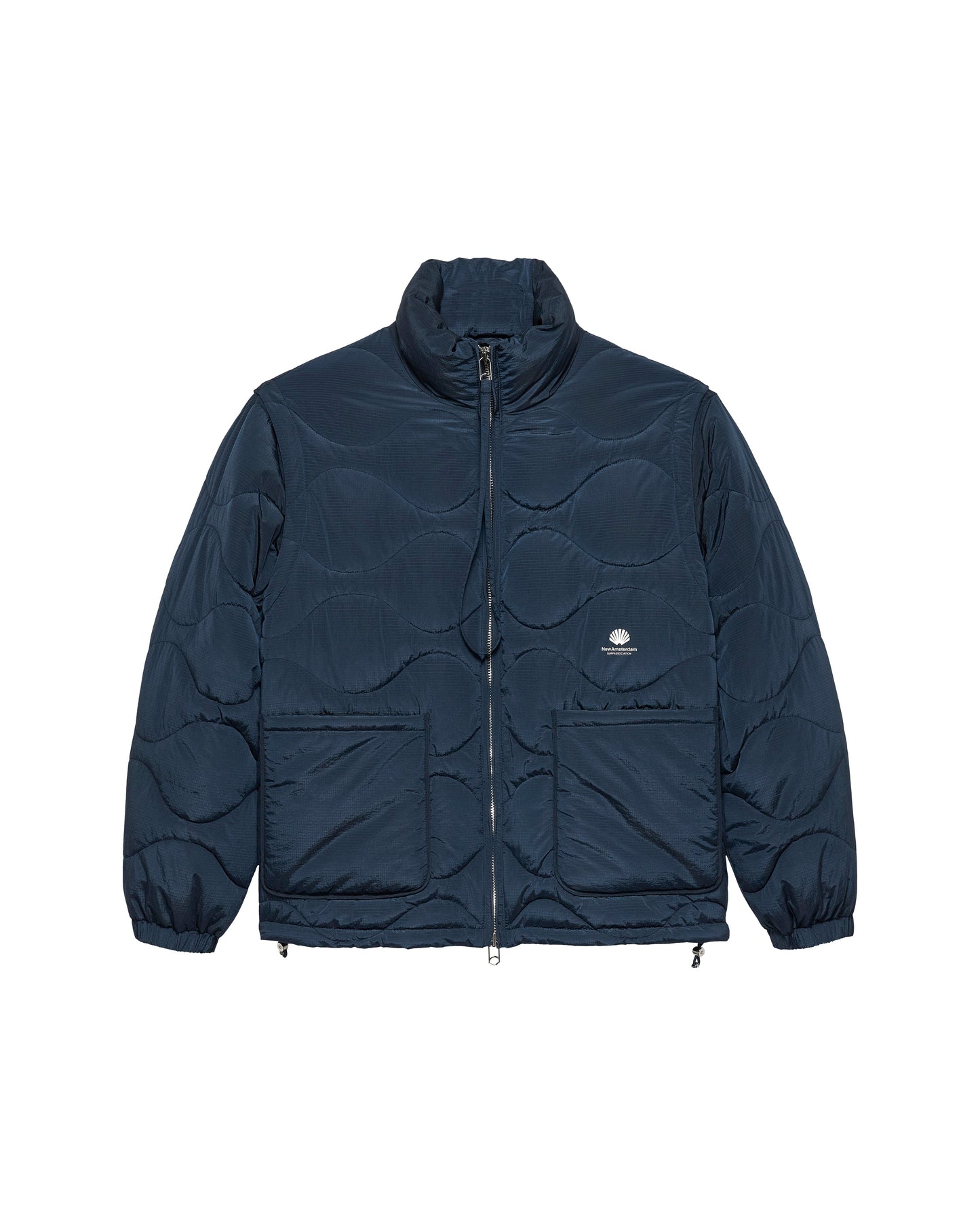 DETACHABLE JACKET MARINE BLUE