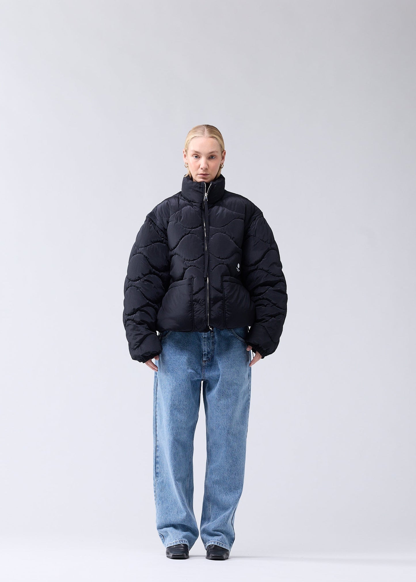 DETACHABLE JACKET BLACK