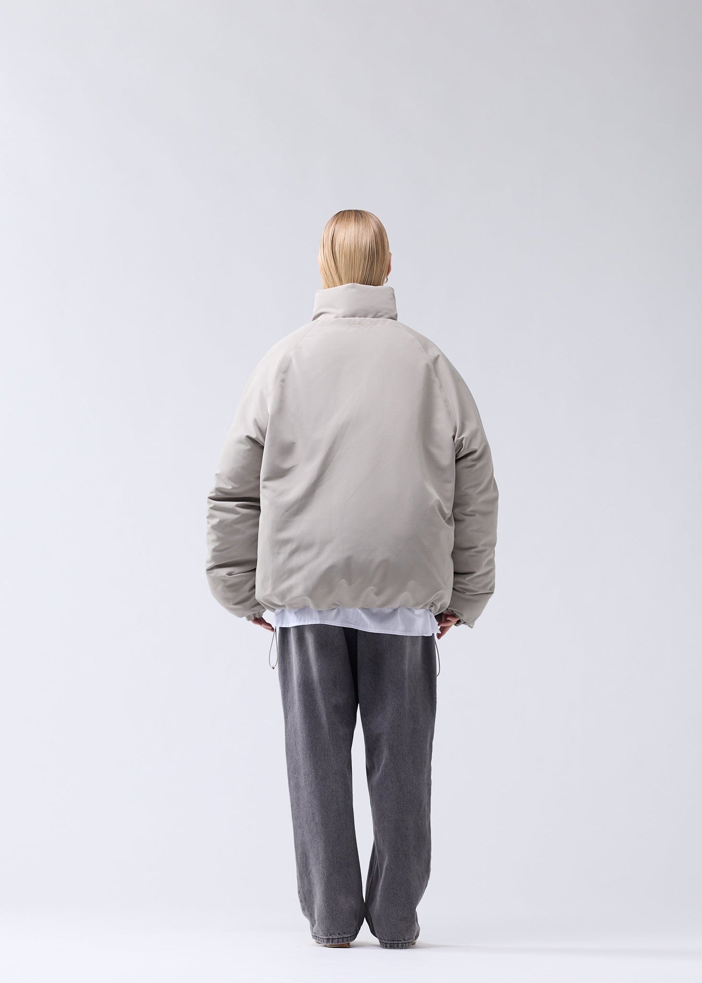 REVERSIBLE SAFETY JACKET SILVER SAND