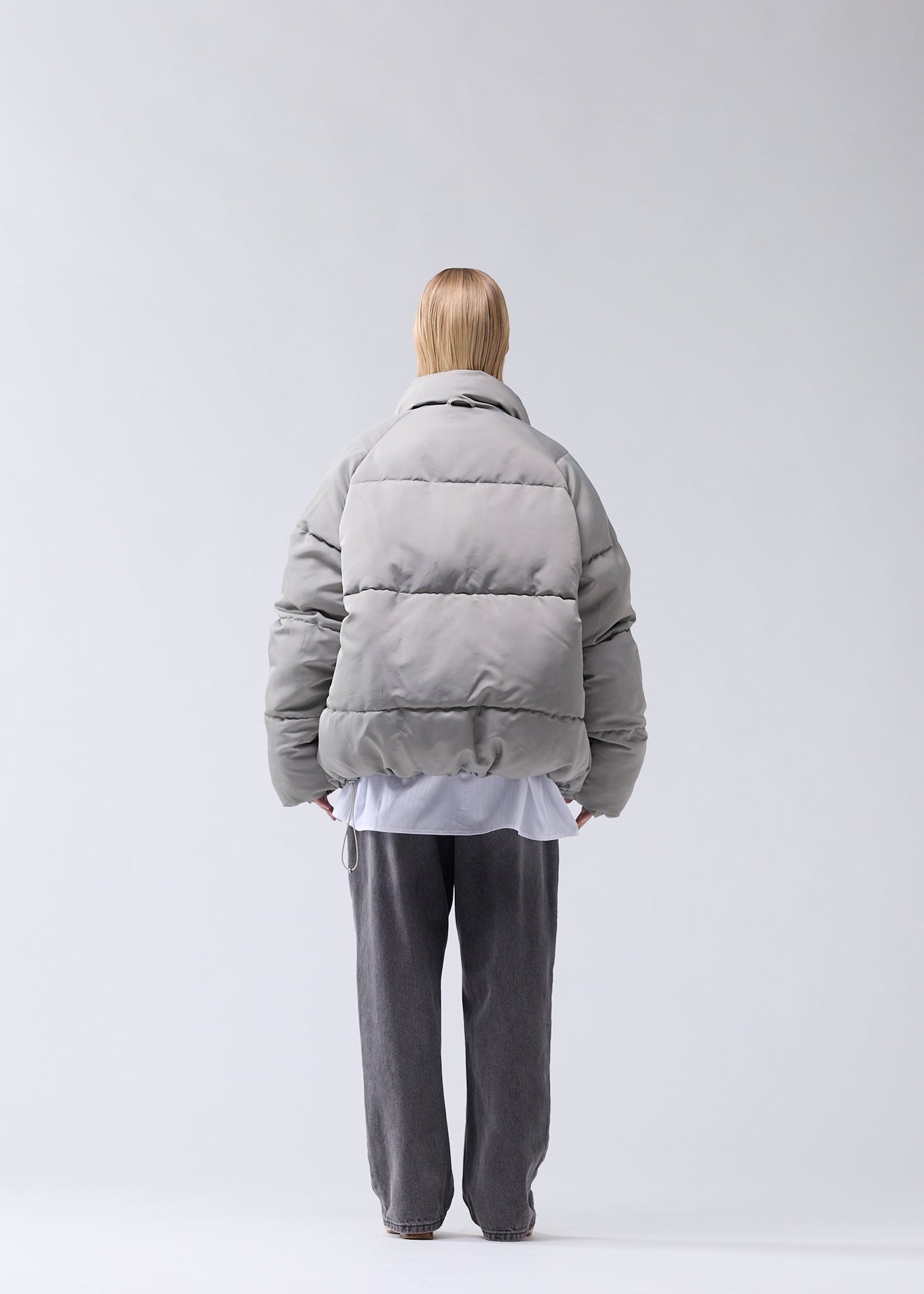 REVERSIBLE SAFETY JACKET SILVER SAND