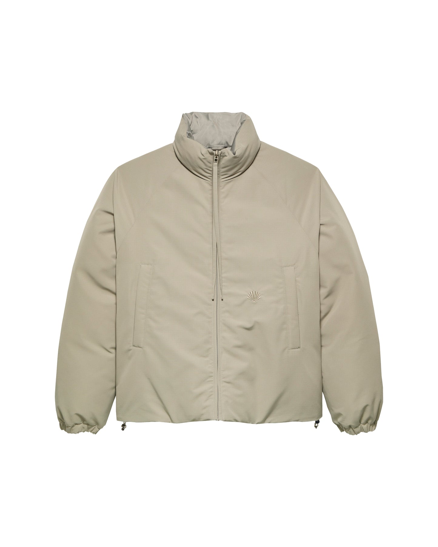REVERSIBLE SAFETY JACKET SILVER SAND