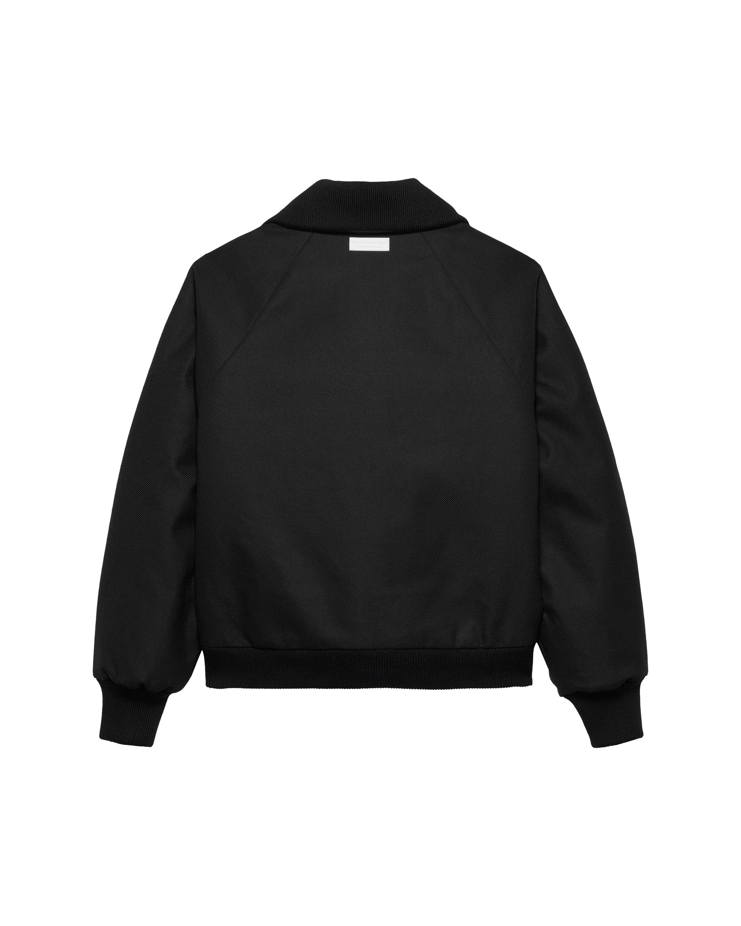 WOOL BOMBER JACKET BLACK