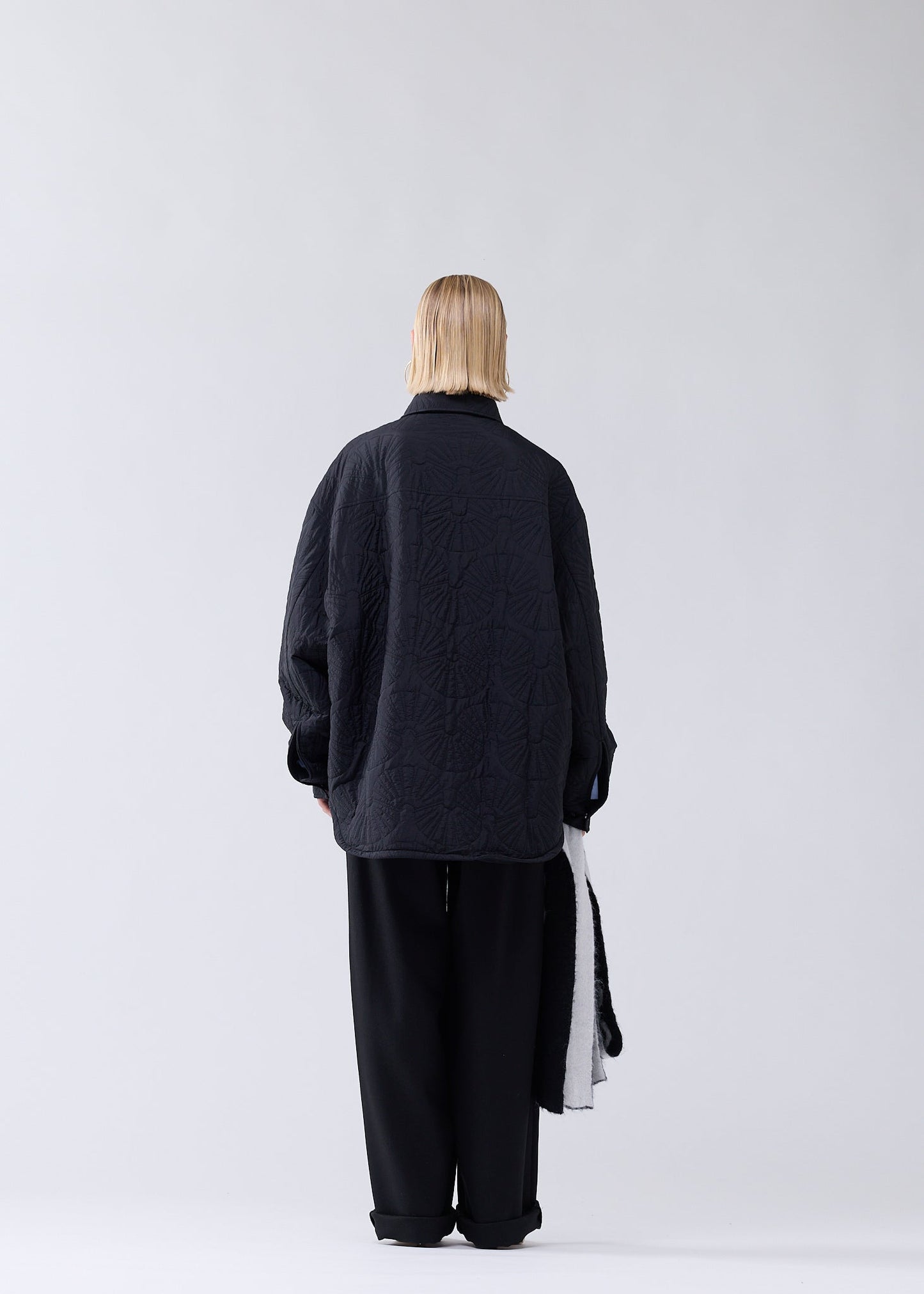 QUILTED OVERSHIRT BLACK