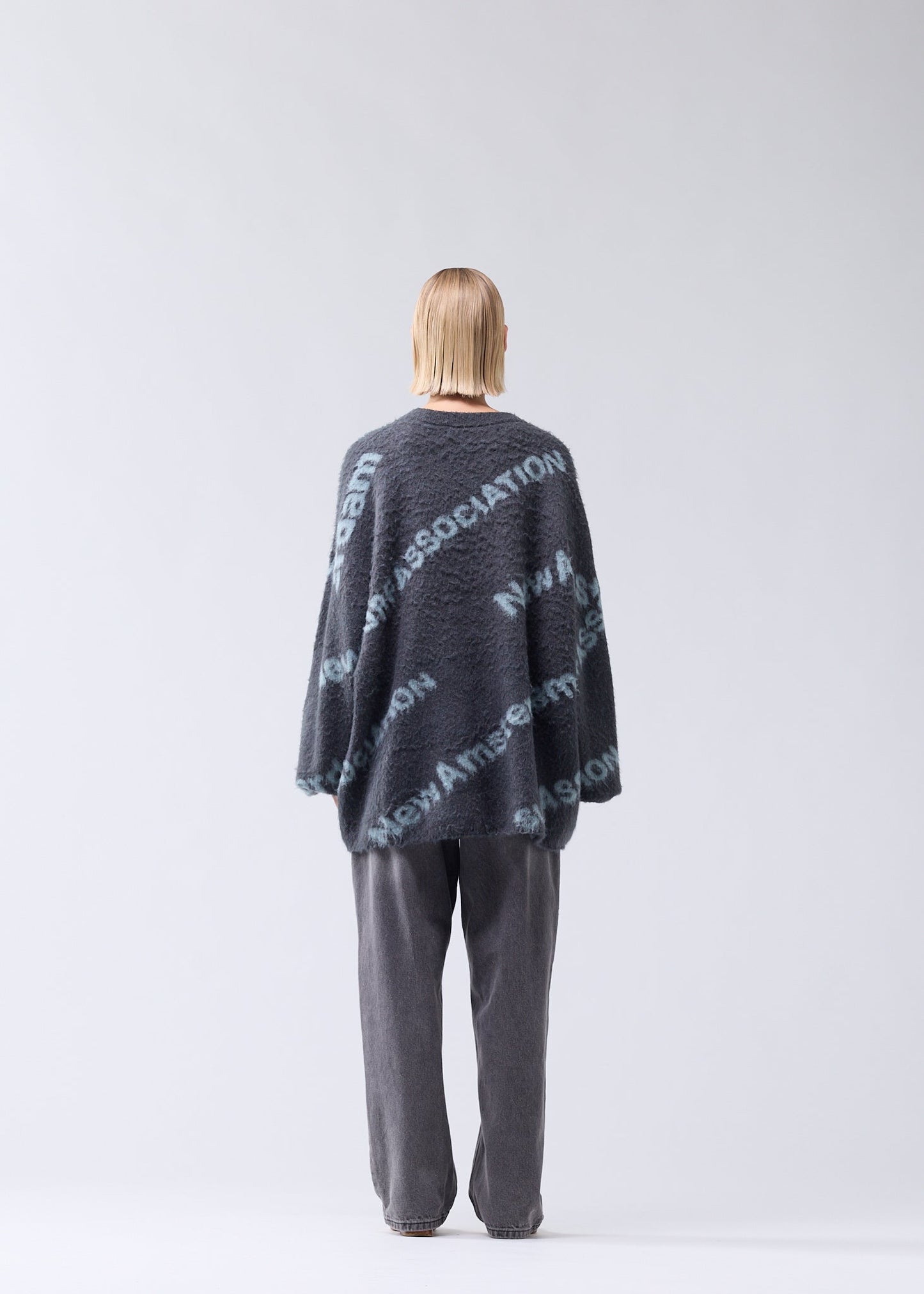 JACQUARD KNIT SHARK GREEN/TEAL