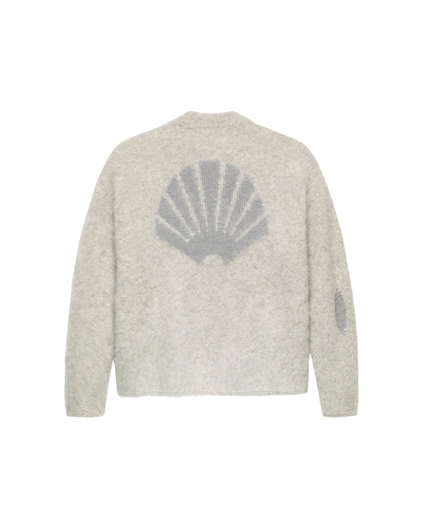ALPACA BLEND CREWNECK GREY