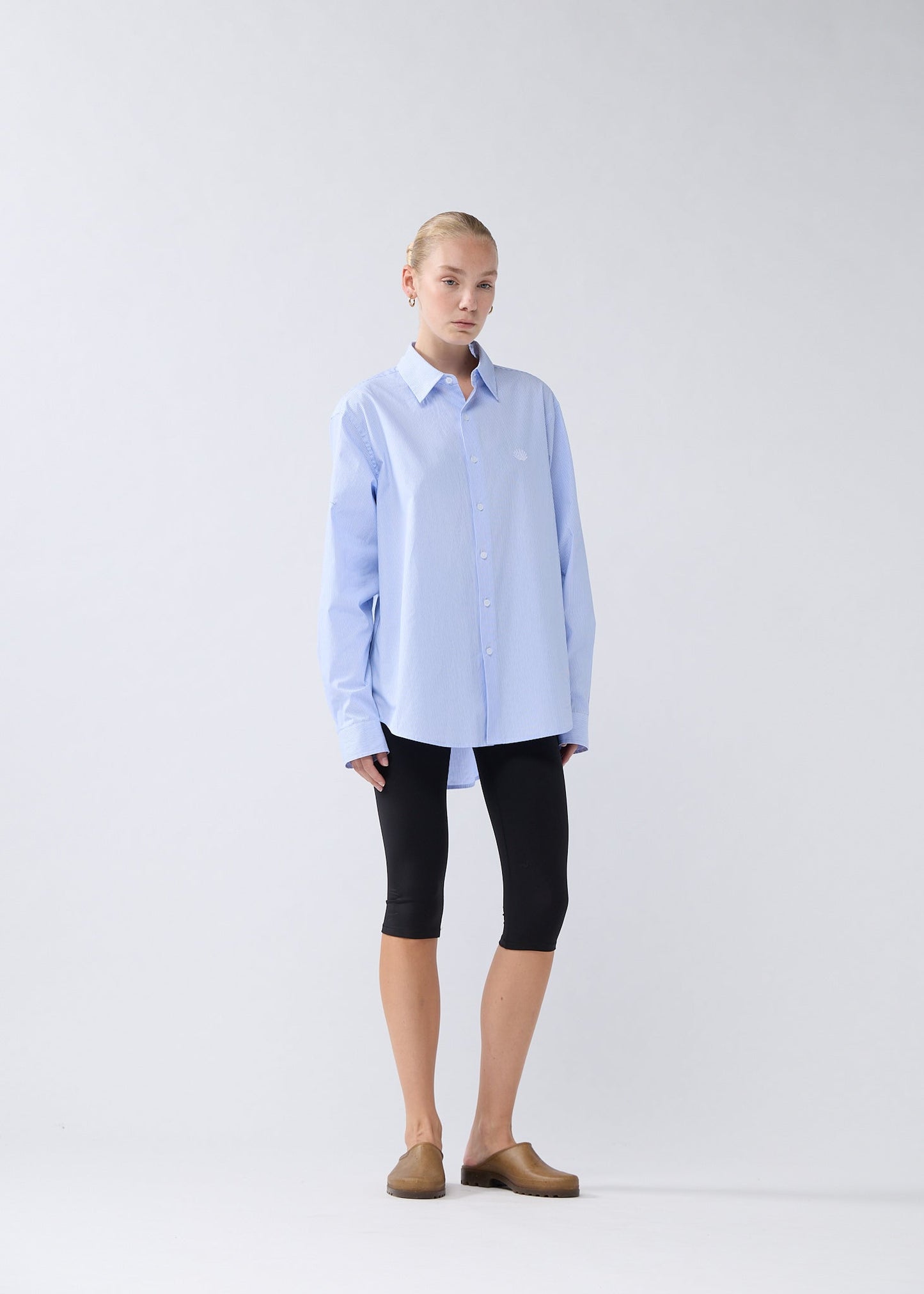 BEACH SHIRT BLUE/WHITE