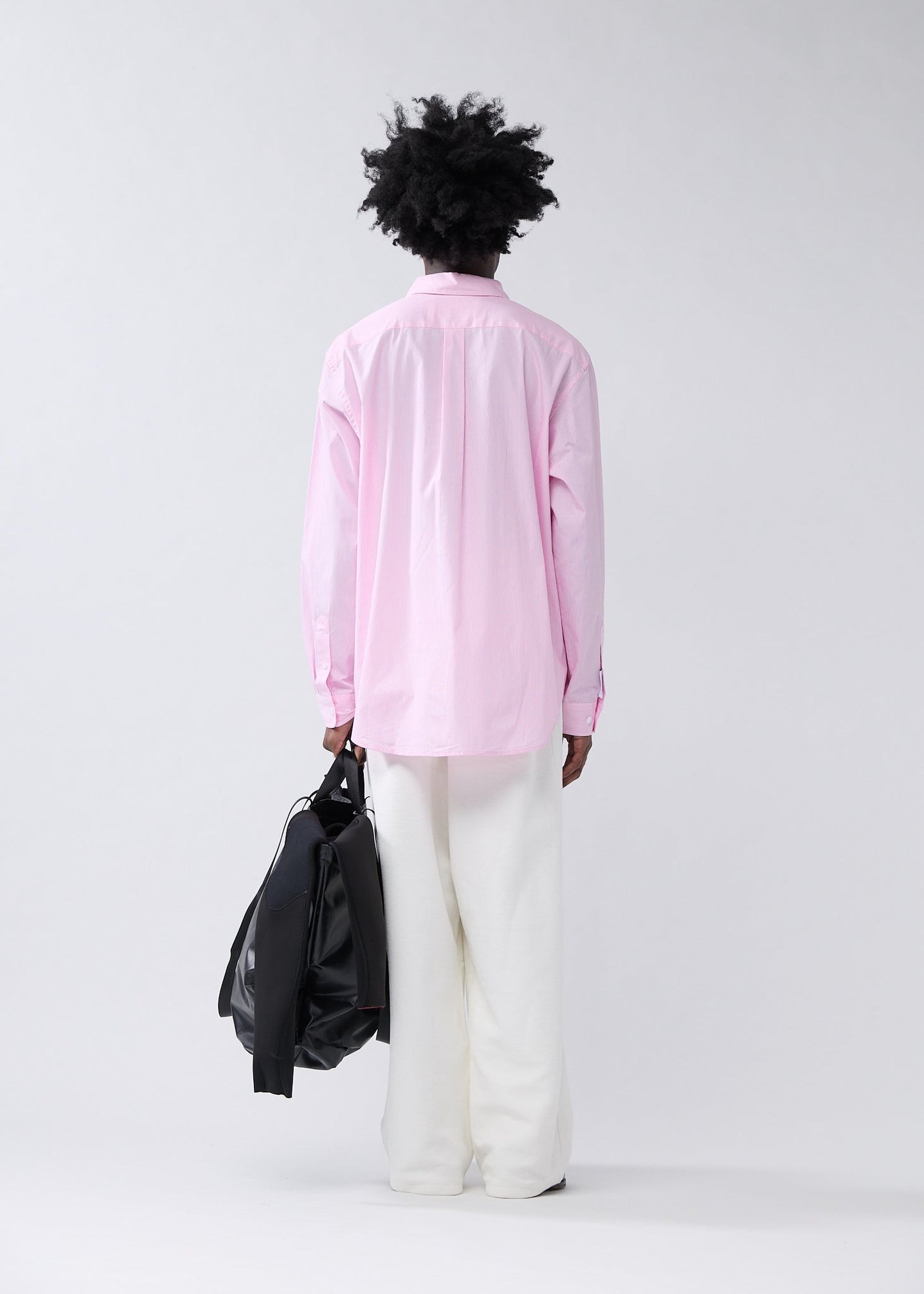 BEACH SHIRT PINK/WHITE