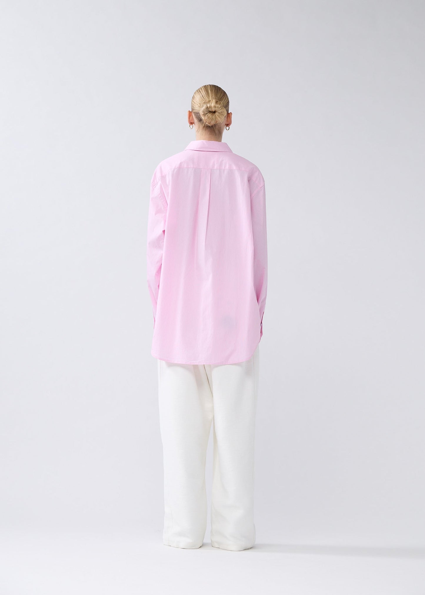 BEACH SHIRT PINK/WHITE