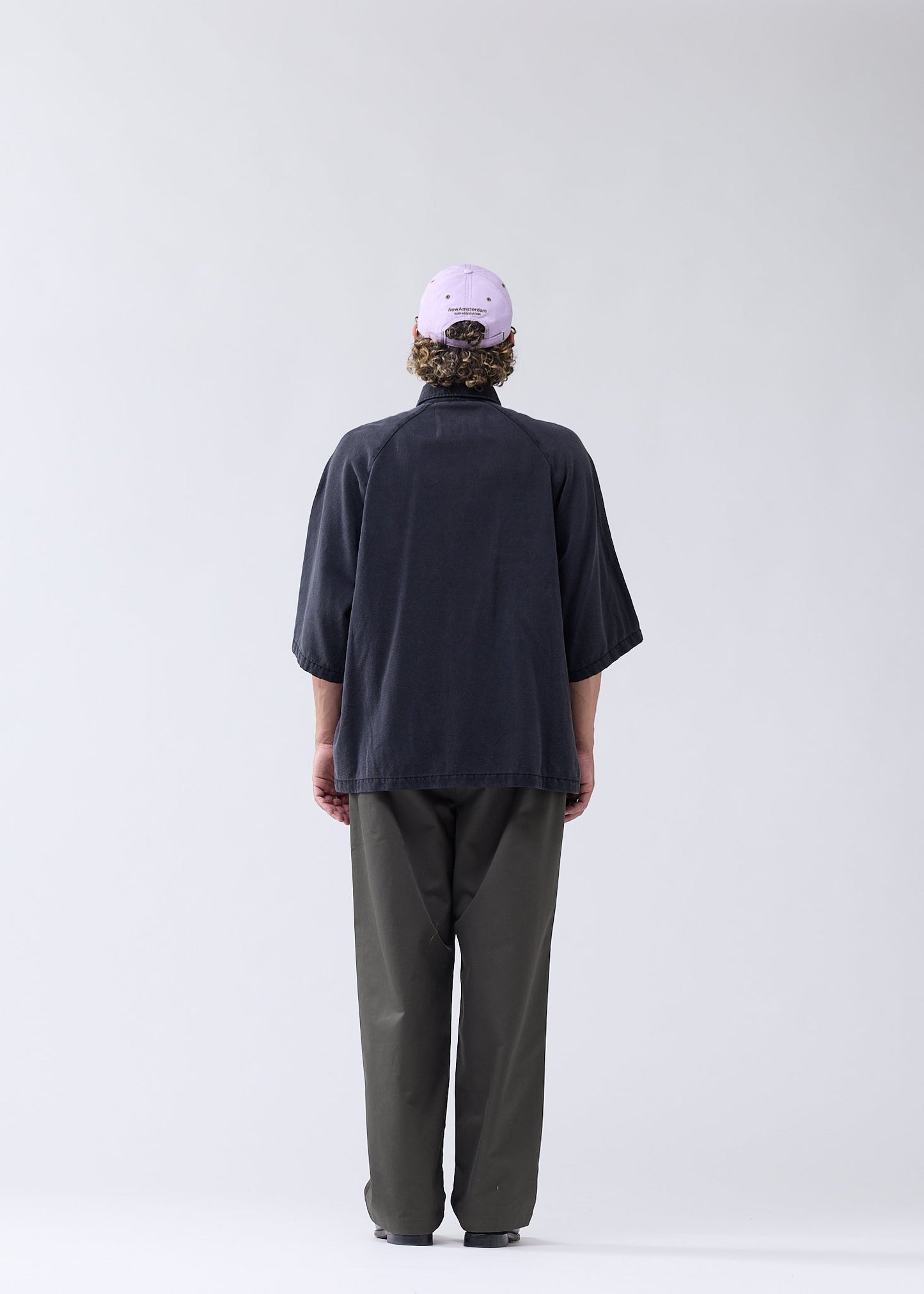 DENIM SHIRT WASHED BLACK