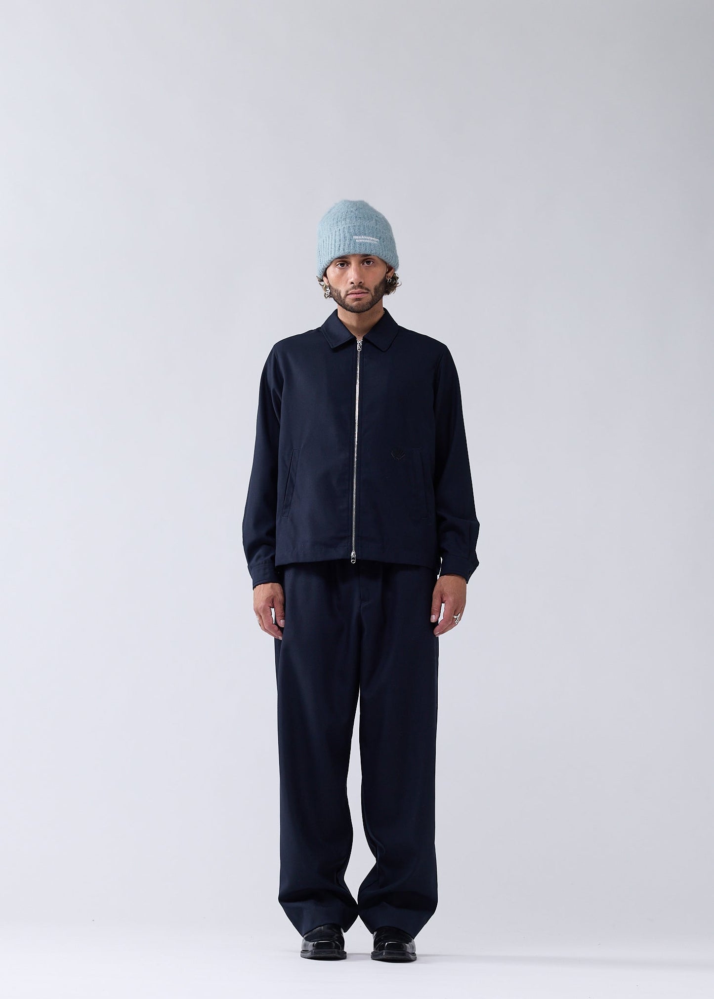 LINED WOOL OVERSHIRT NIGHT