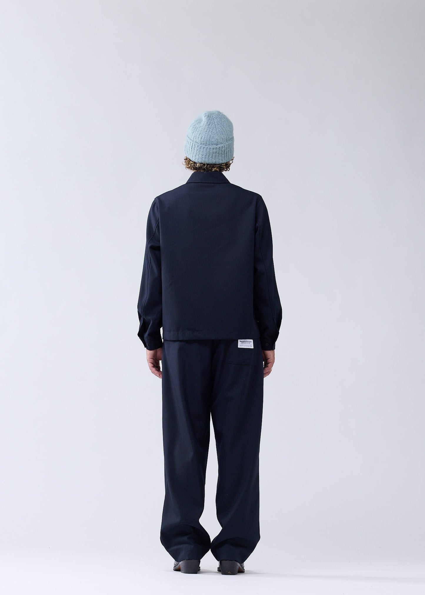 LINED WOOL OVERSHIRT NIGHT