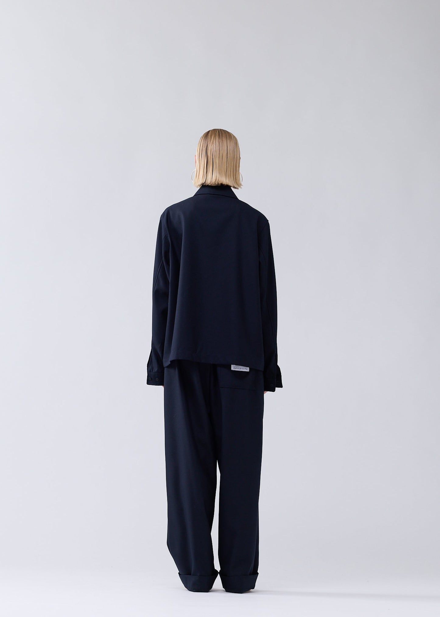 LINED WOOL OVERSHIRT NIGHT