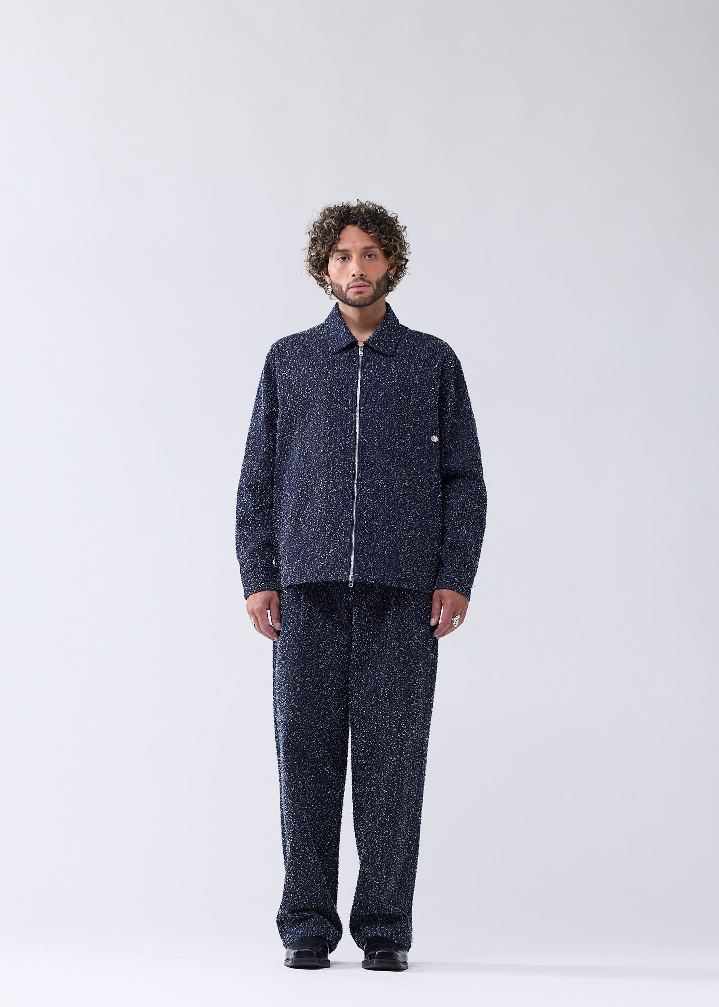 SPRAY OVERSHIRT DENIM BLUE