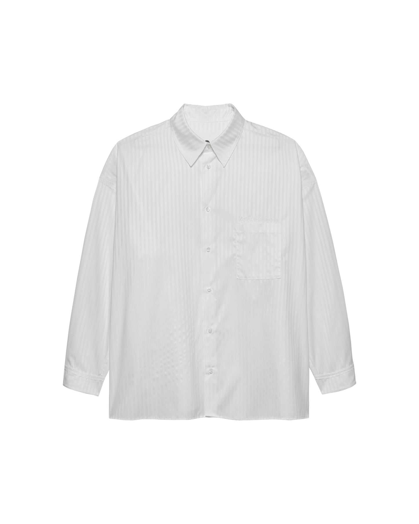 RAW EDGE FLUID SHIRT WHITE