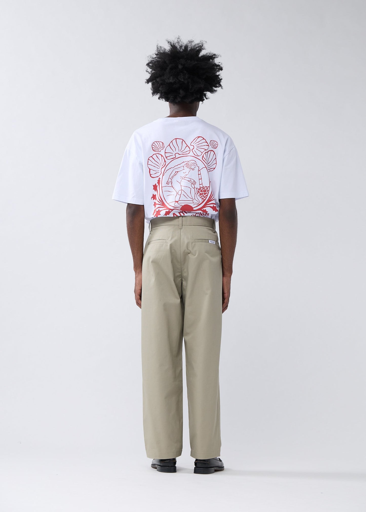 REWORKED TROUSERS DUNE GRASS