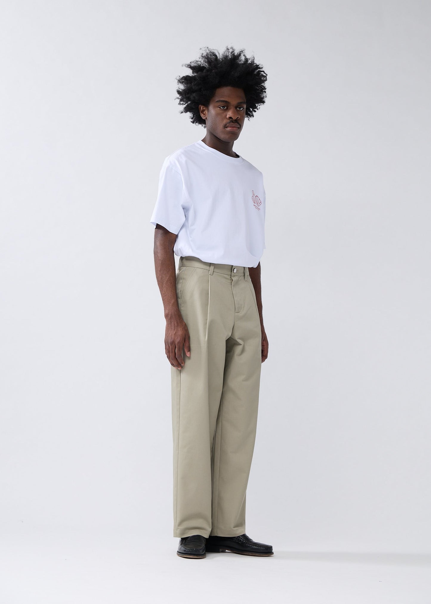REWORKED TROUSERS DUNE GRASS