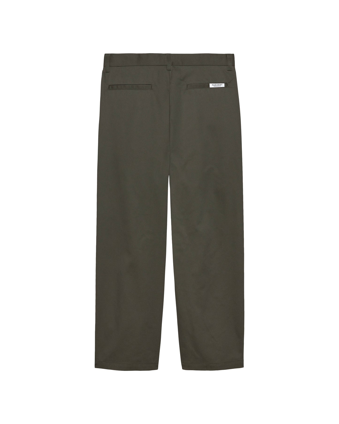 REWORKED TROUSERS OLIVE