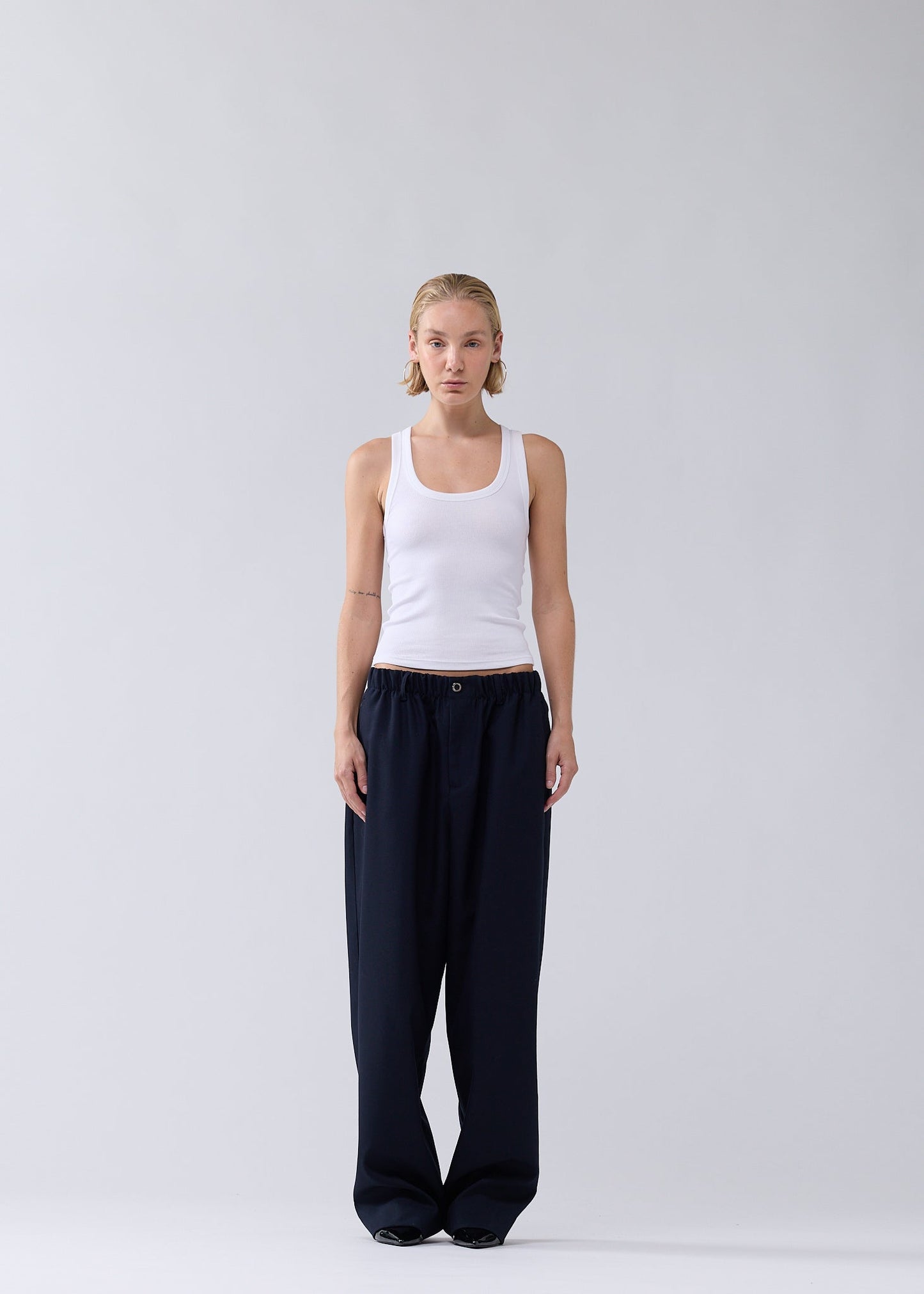WOOL WORK TROUSERS NIGHT