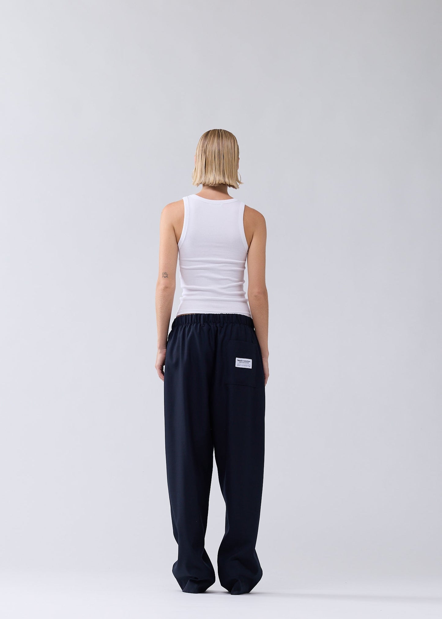 WOOL WORK TROUSERS NIGHT