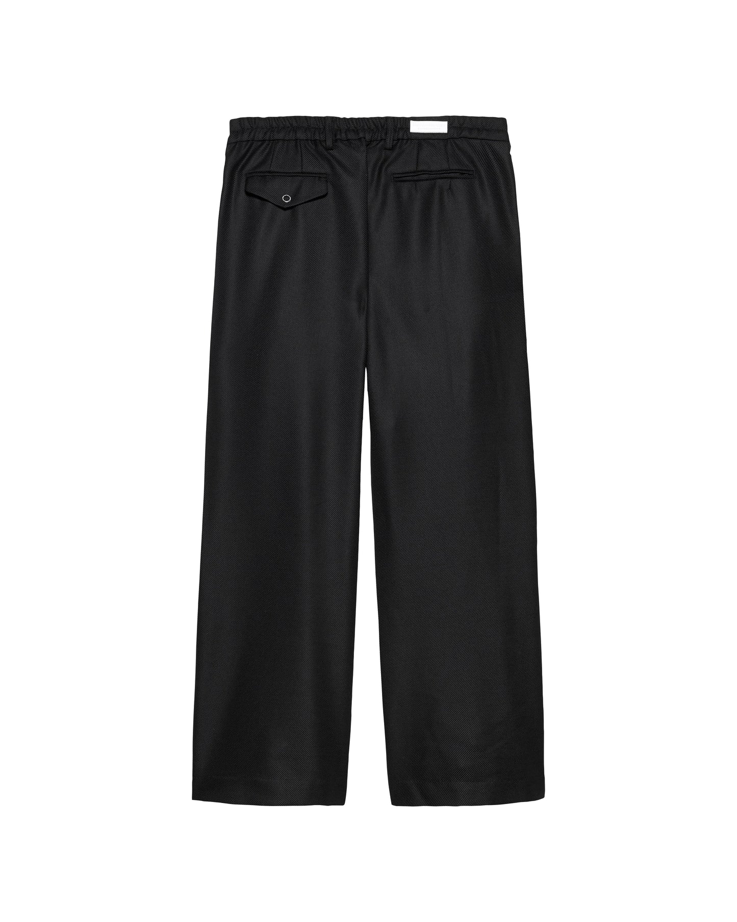 WOOL AFTER TROUSER BLACK