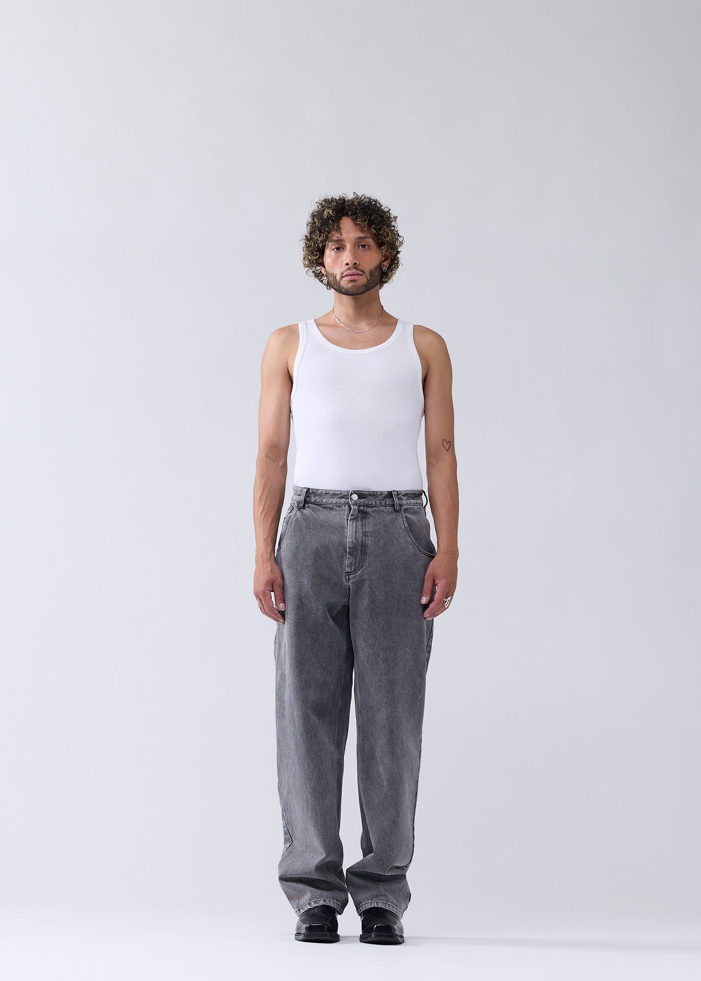 252 DENIM WASHED BLACK