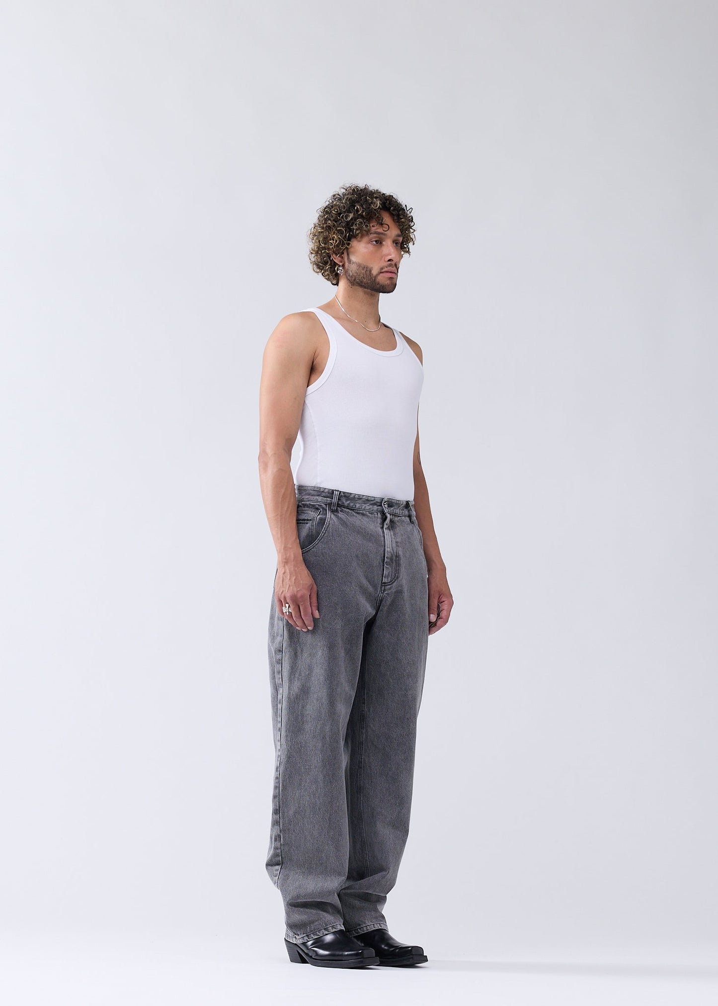 252 DENIM WASHED BLACK