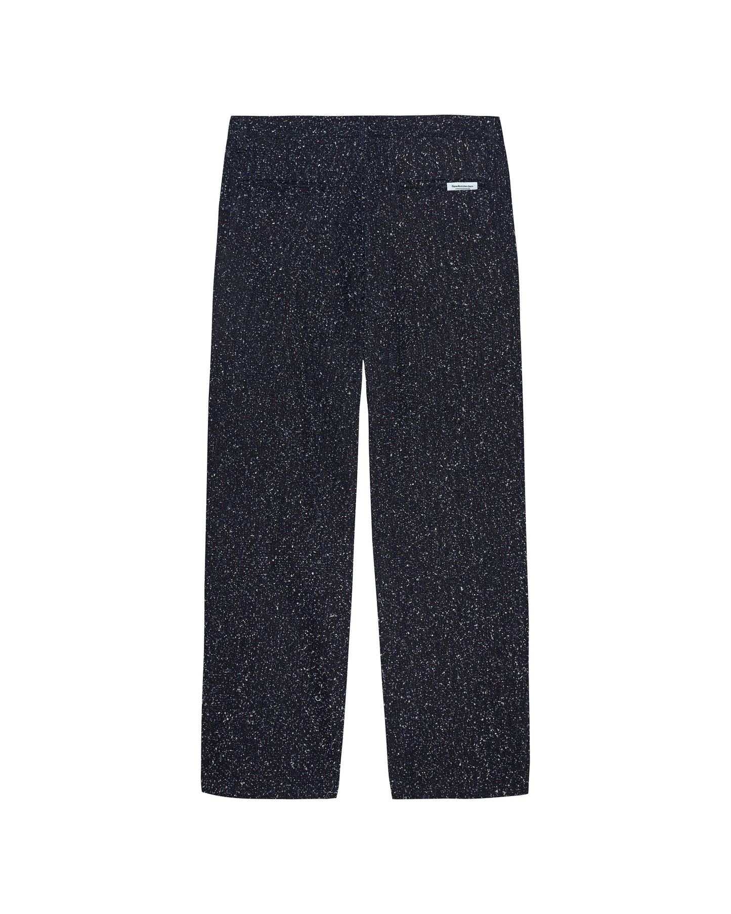SPRAY REWORKED TROUSERS DENIM BLUE